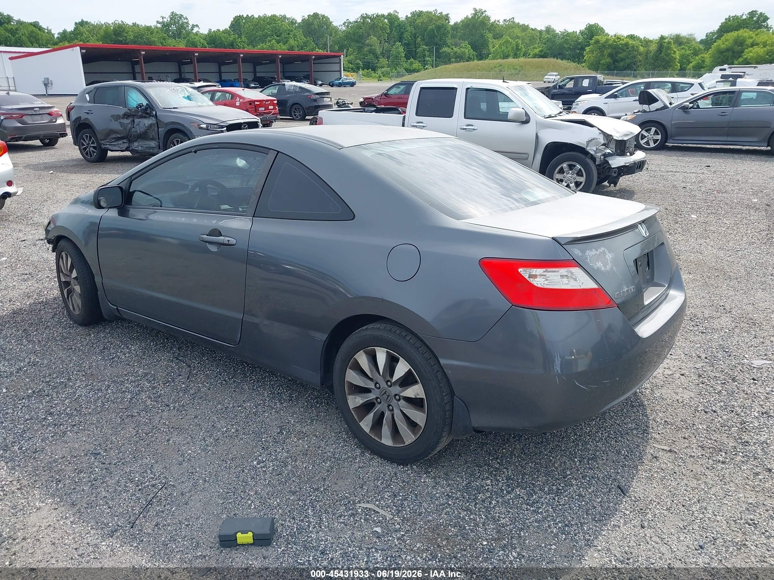 2010 Honda Civic Ex Gray vin: 2HGFG1B8XAH506027