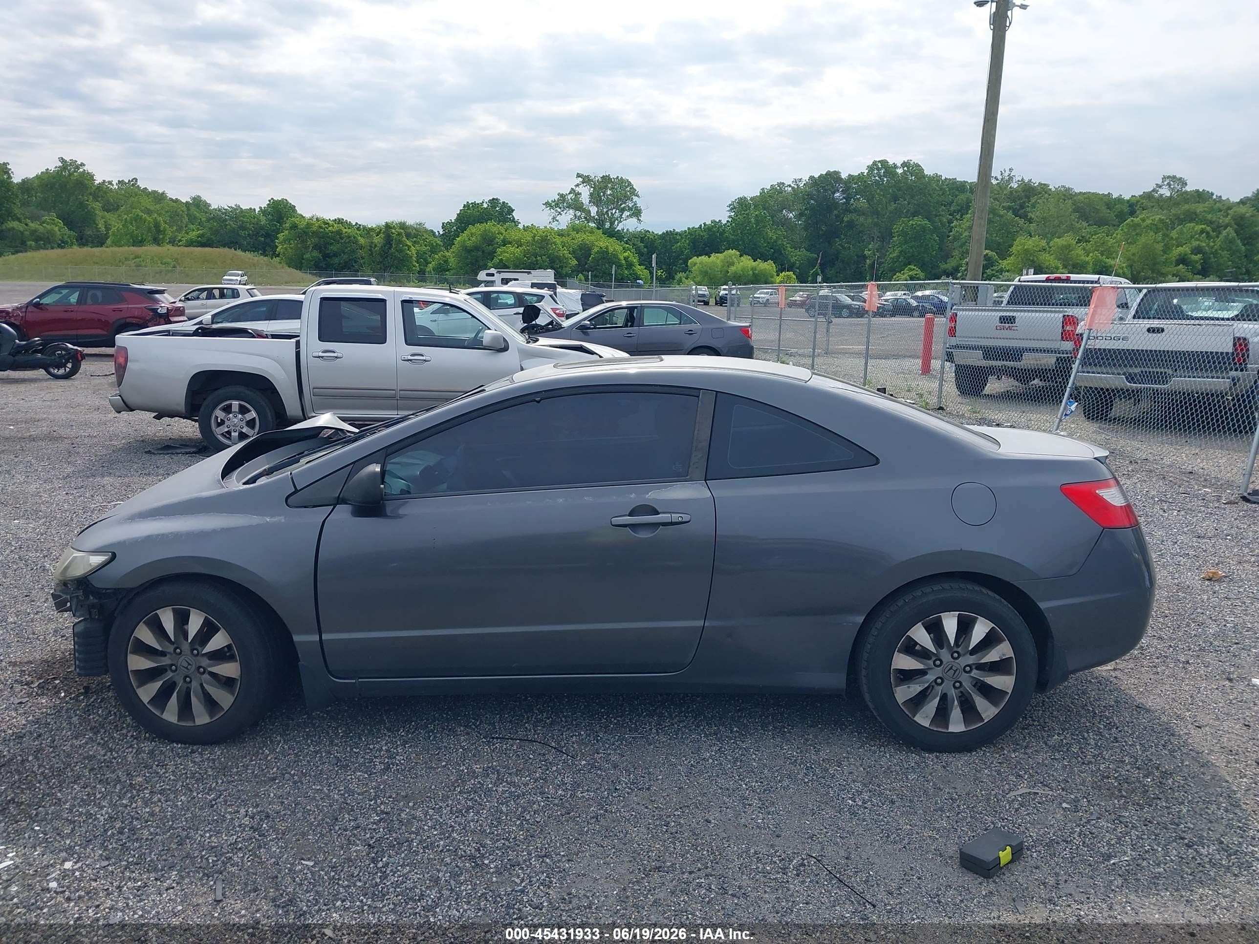 2010 Honda Civic Ex Gray vin: 2HGFG1B8XAH506027