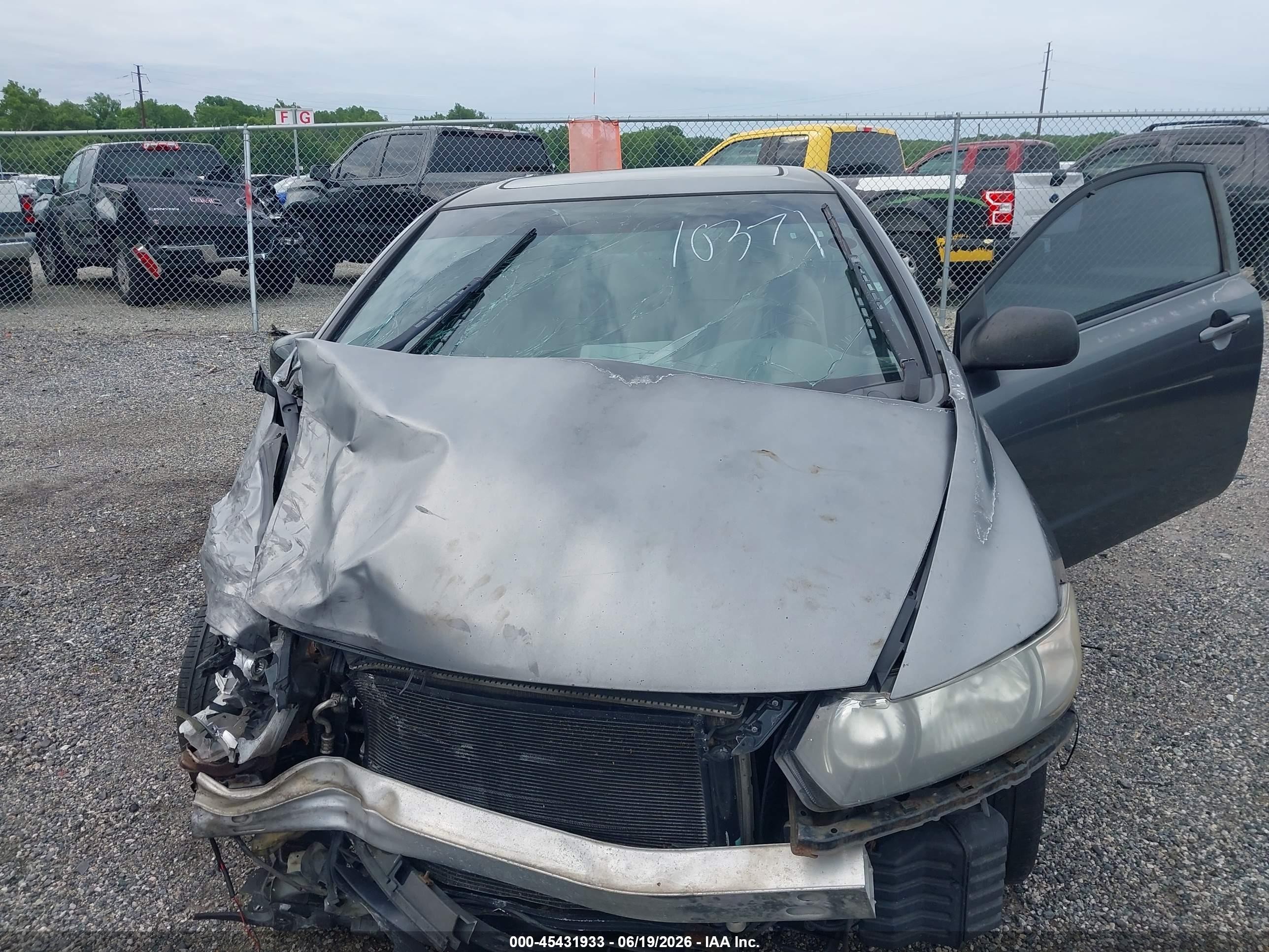 2010 Honda Civic Ex Gray vin: 2HGFG1B8XAH506027