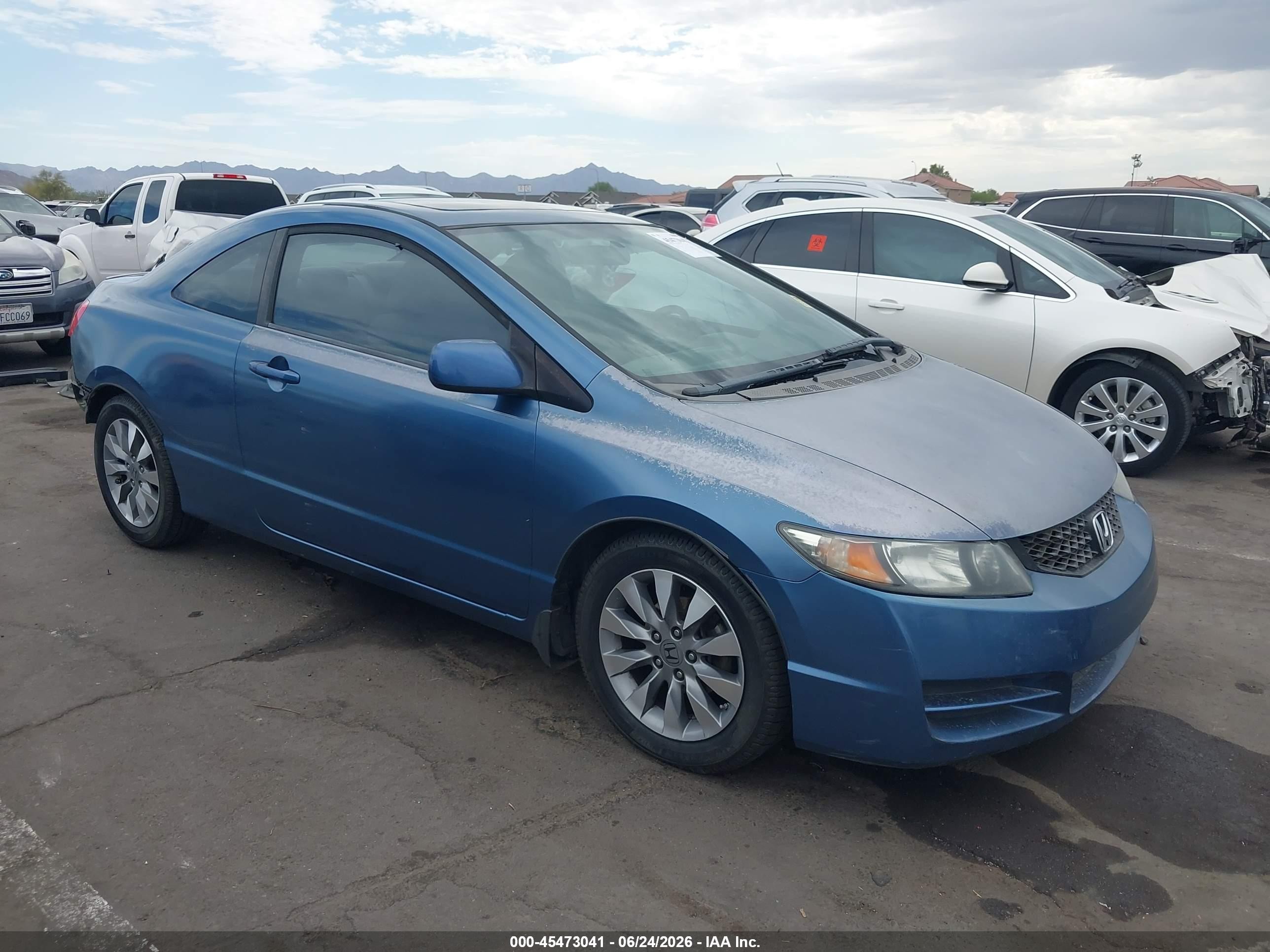 2010 Honda Civic Ex Blue vin: 2HGFG1B8XAH514807