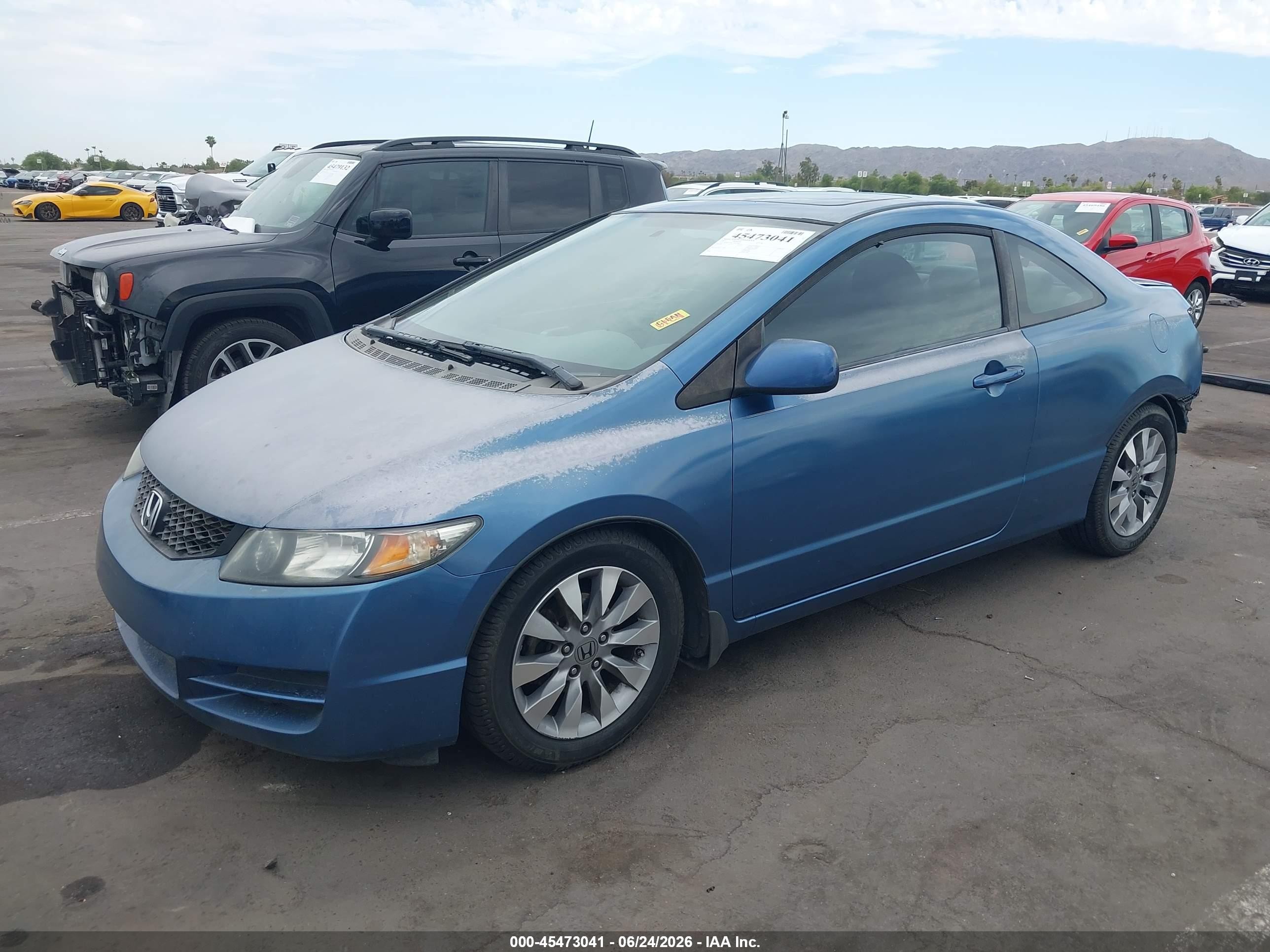 2010 Honda Civic Ex Blue vin: 2HGFG1B8XAH514807