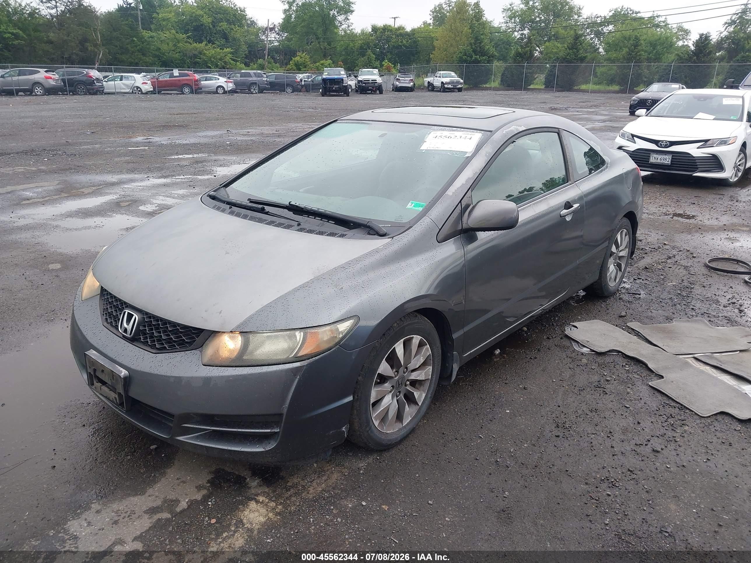 2010 Honda Civic Ex Gray vin: 2HGFG1B8XAH521532