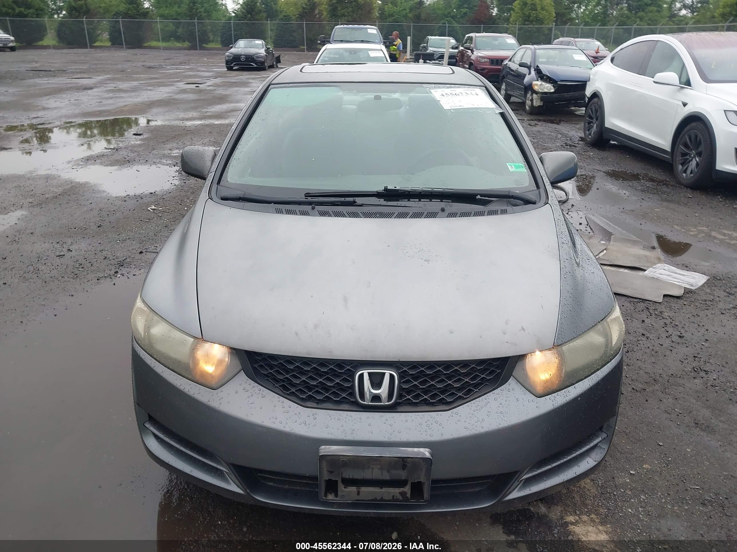 2010 Honda Civic Ex Gray vin: 2HGFG1B8XAH521532