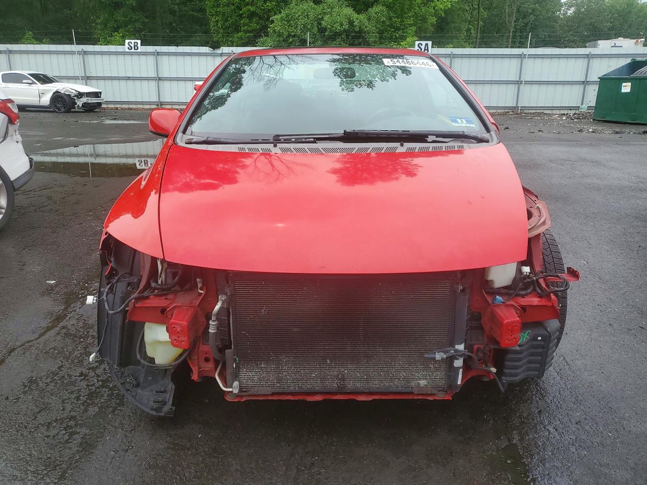 2011 Honda Civic Ex Красный vin: 2HGFG1B8XBH502111