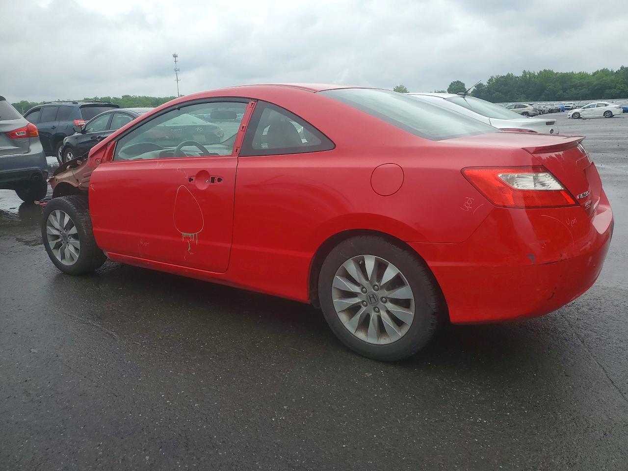 2011 Honda Civic Ex Красный vin: 2HGFG1B8XBH502111