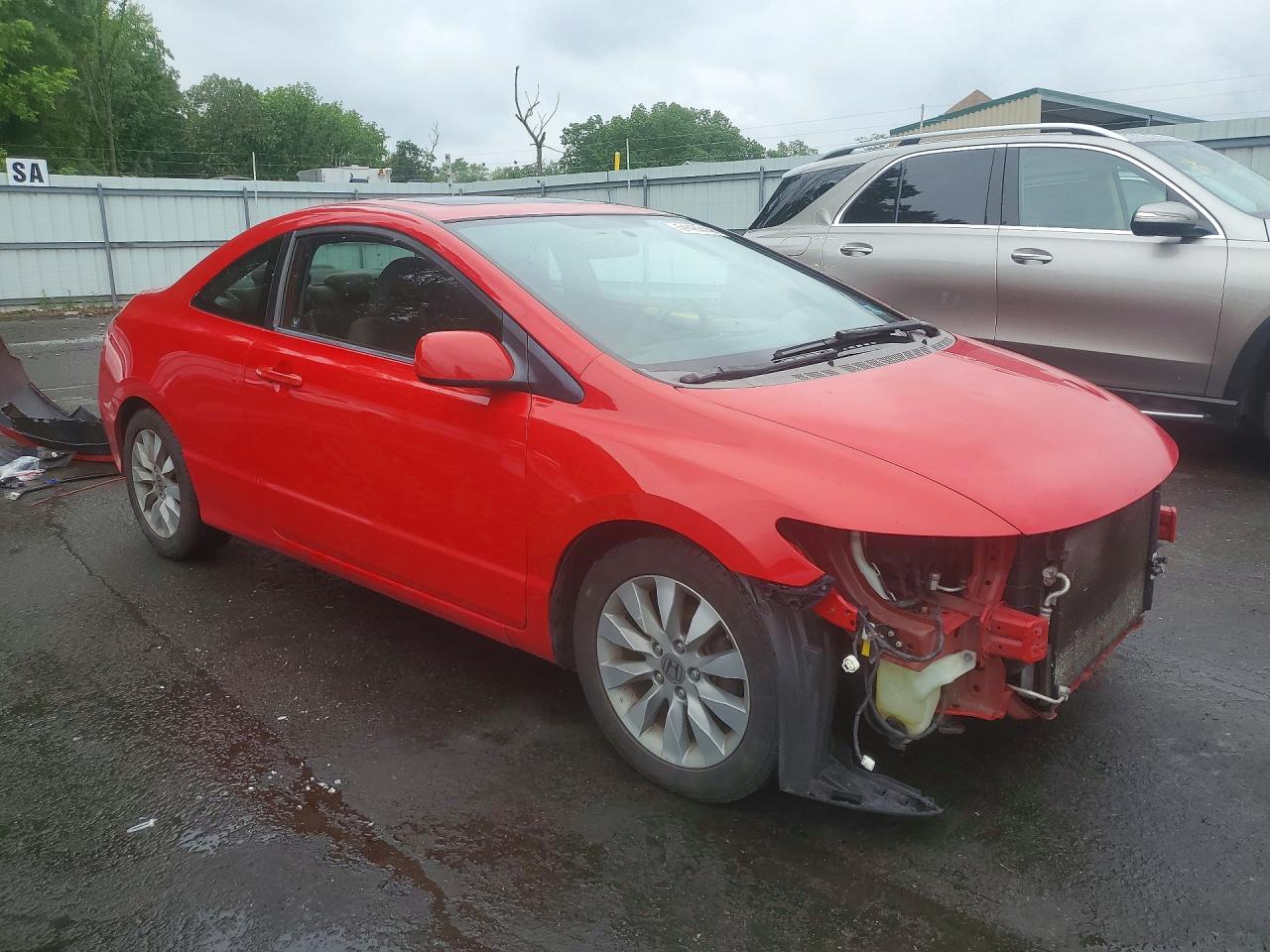 2011 Honda Civic Ex Красный vin: 2HGFG1B8XBH502111