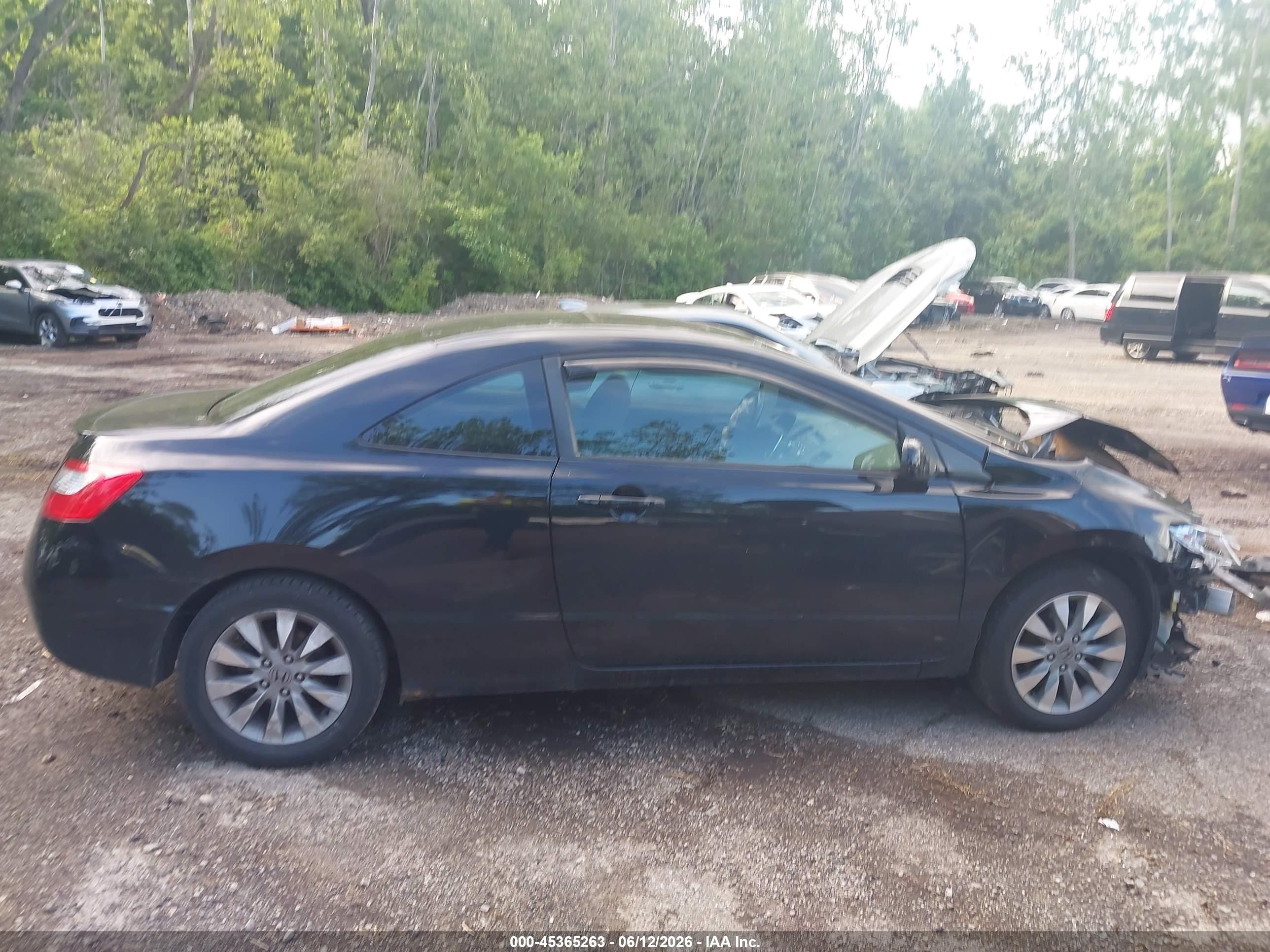 2010 Honda Civic Ex-l Black vin: 2HGFG1B96AH533623