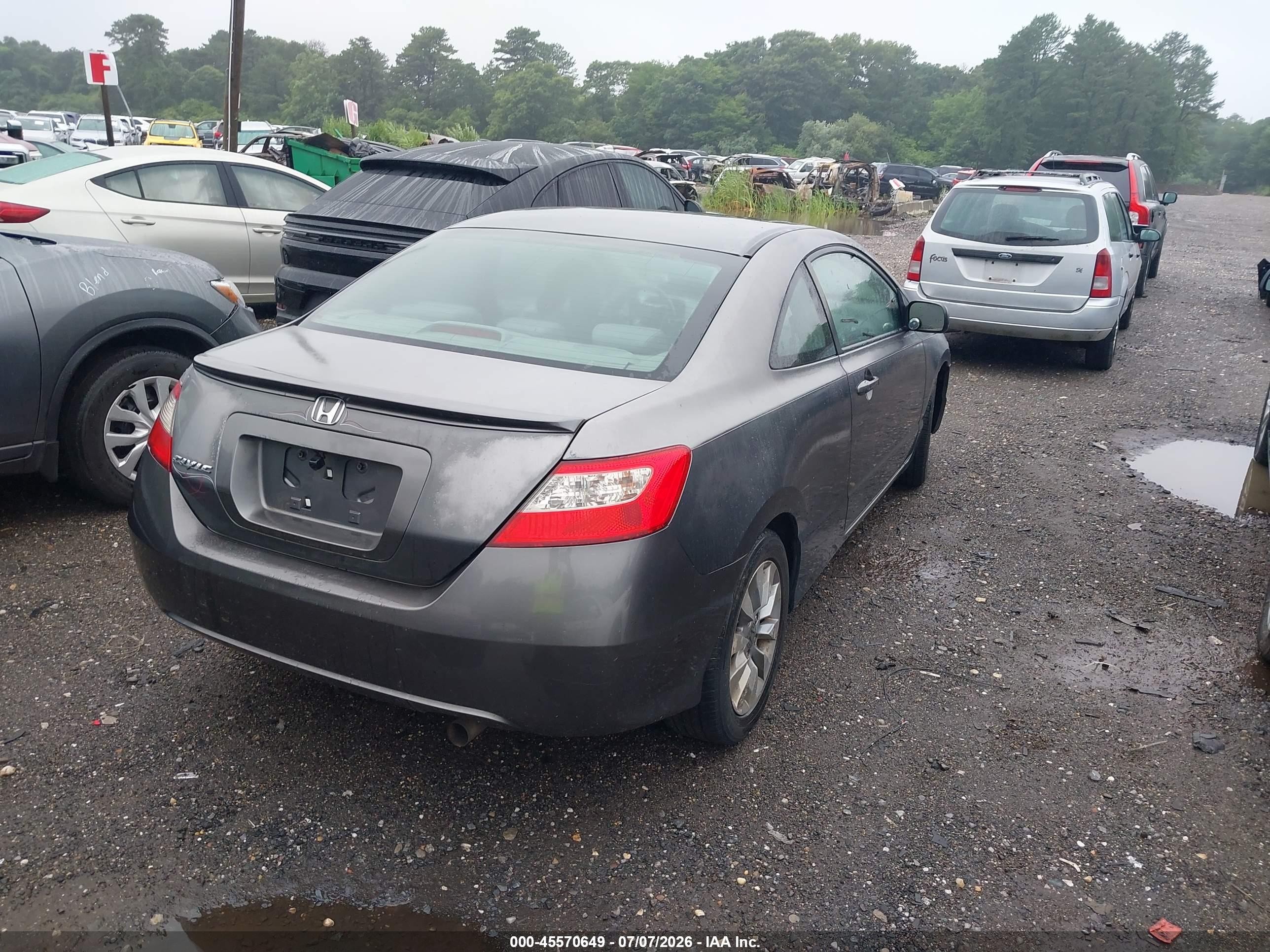 2010 Honda Civic Ex-l Gray vin: 2HGFG1B97AH505877
