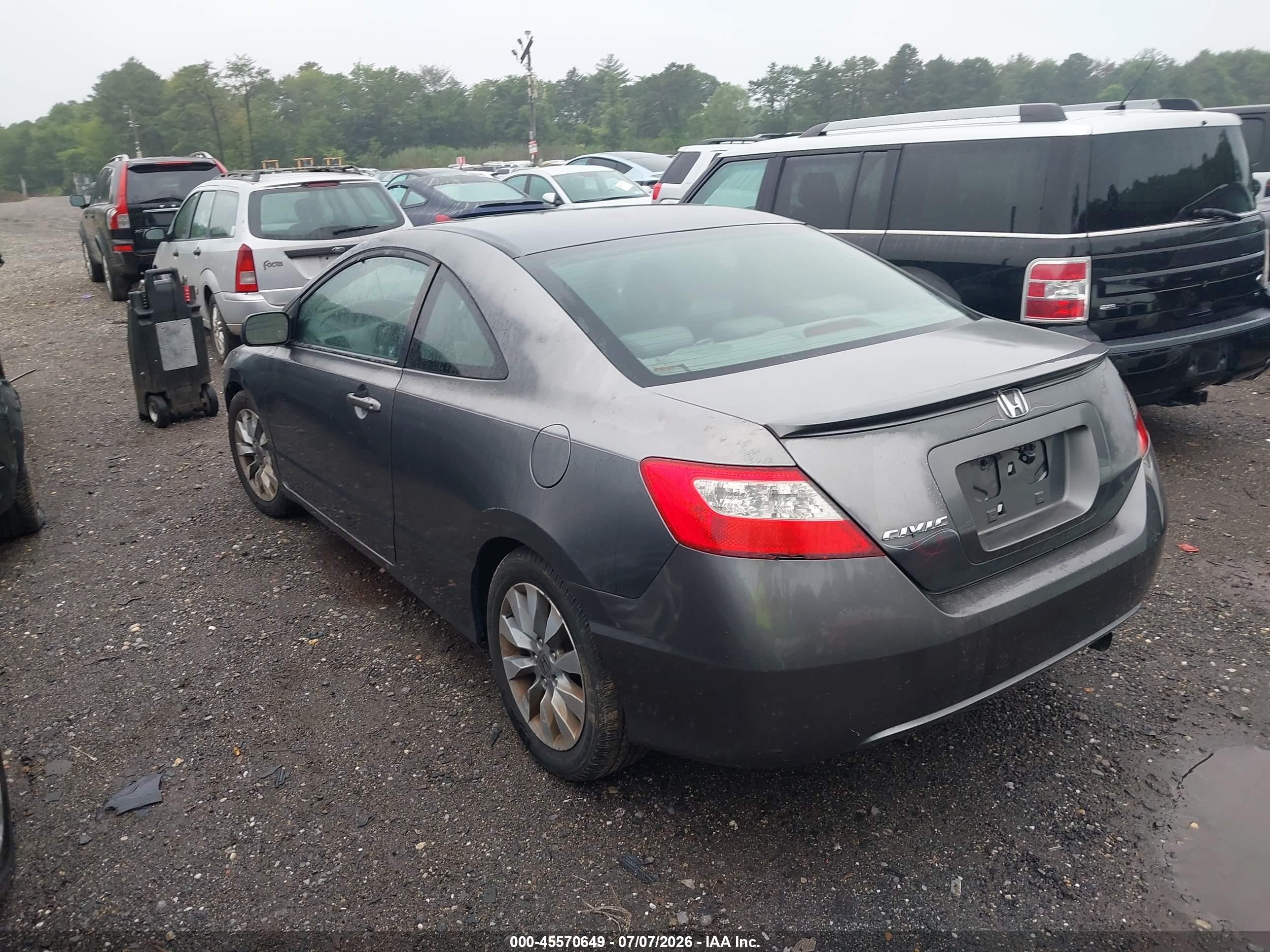 2010 Honda Civic Ex-l Gray vin: 2HGFG1B97AH505877