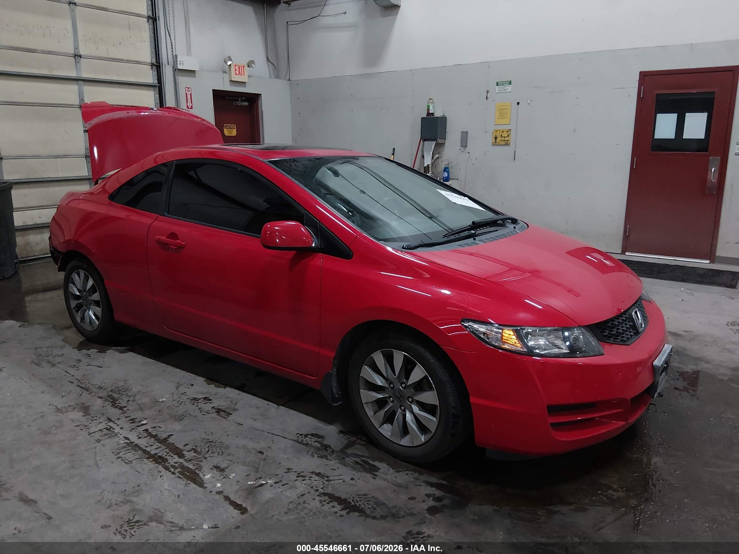 2011 Honda Civic Ex-l Red vin: 2HGFG1B97BH504844