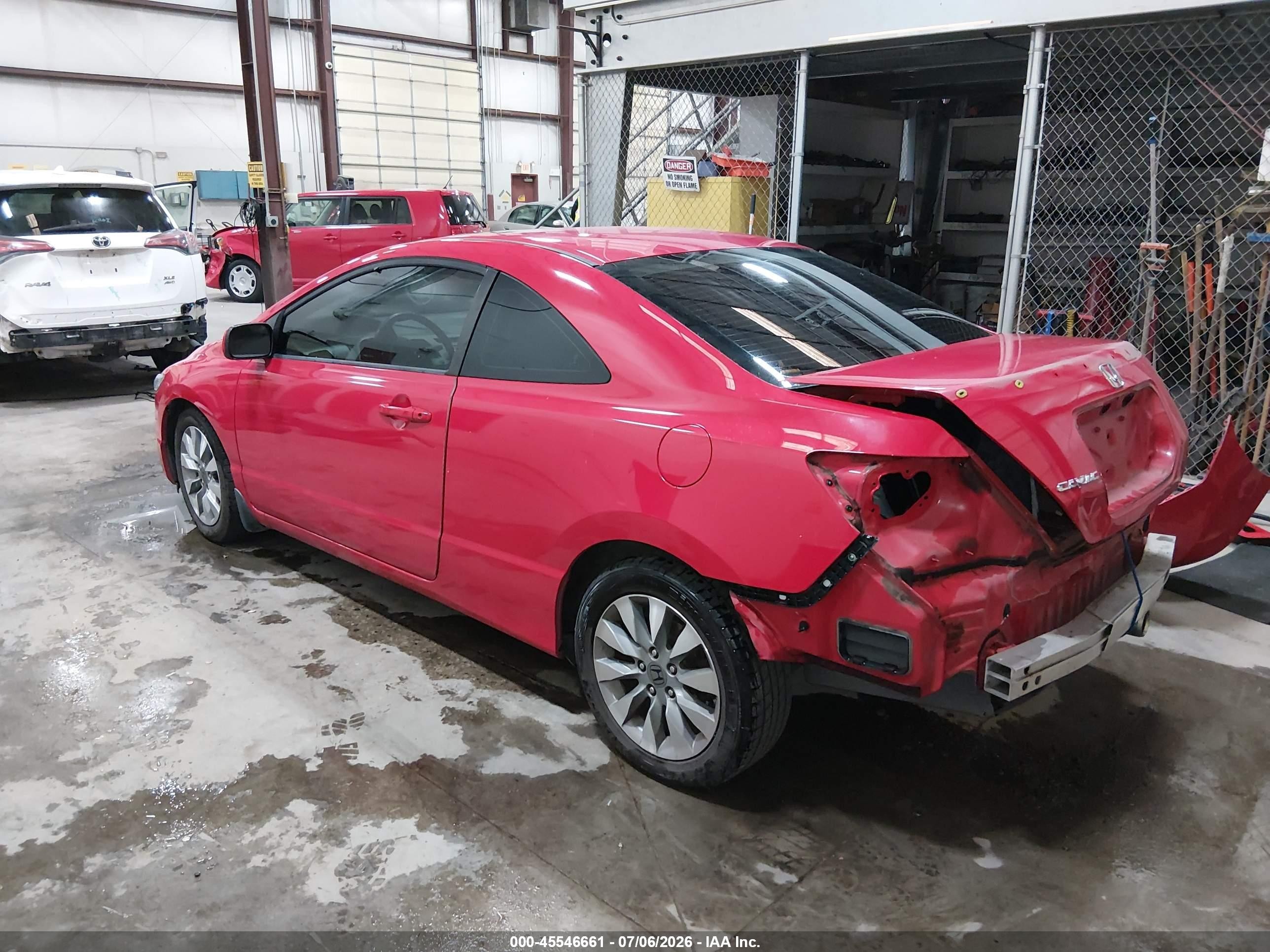 2011 Honda Civic Ex-l Red vin: 2HGFG1B97BH504844
