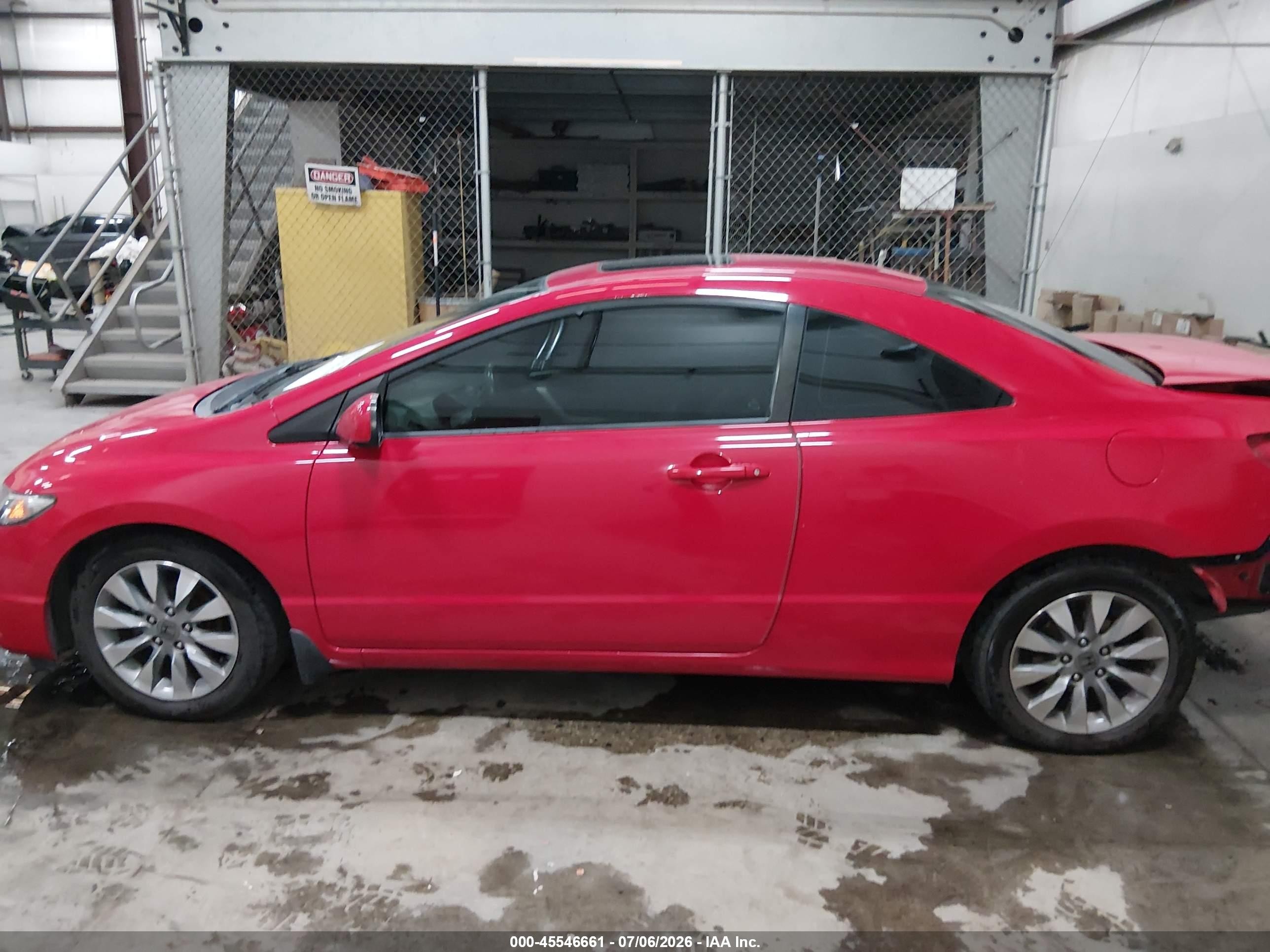 2011 Honda Civic Ex-l Red vin: 2HGFG1B97BH504844