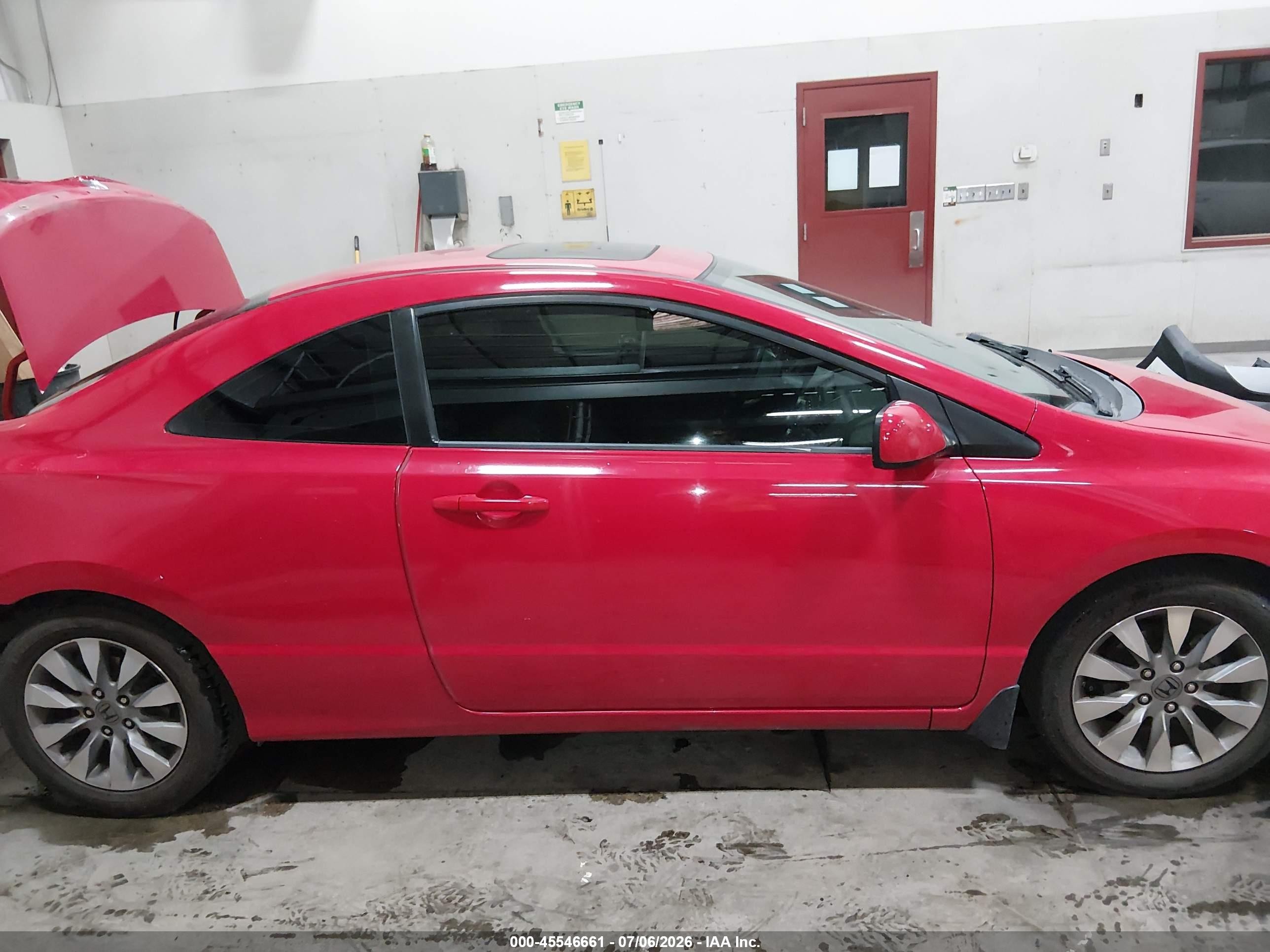 2011 Honda Civic Ex-l Red vin: 2HGFG1B97BH504844