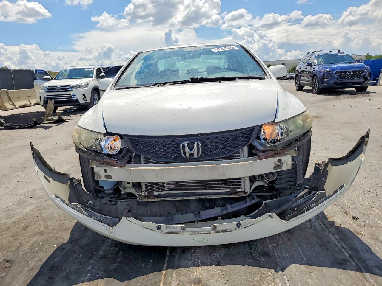 2010 Honda Civic Exl White vin: 2HGFG1B99AH506142