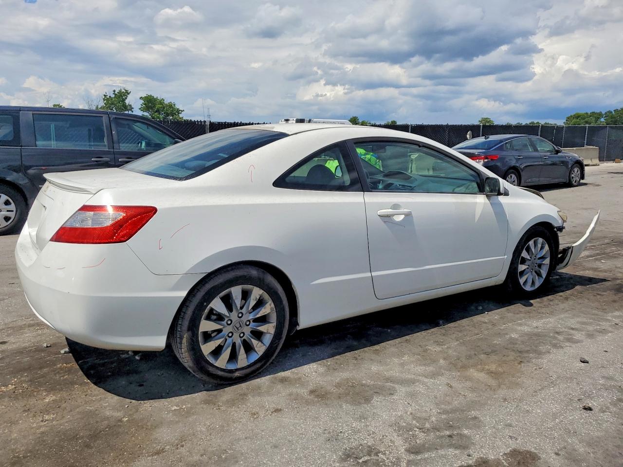 2010 Honda Civic Exl White vin: 2HGFG1B99AH506142