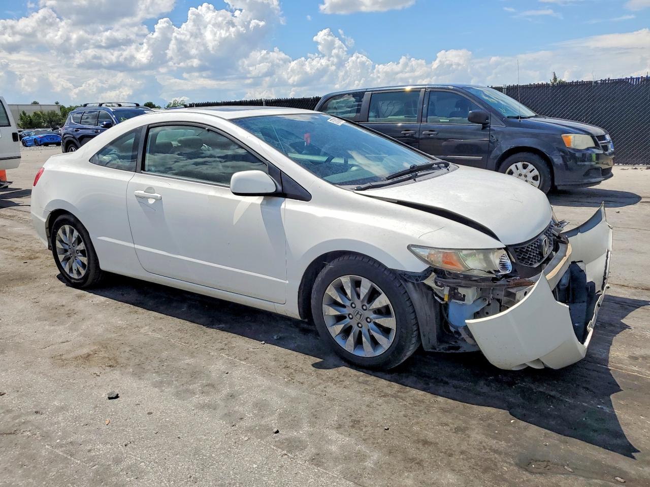 2010 Honda Civic Exl White vin: 2HGFG1B99AH506142