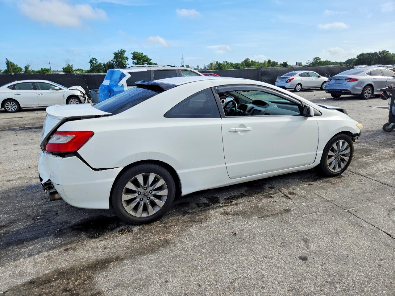 2010 Honda Civic Exl White vin: 2HGFG1B99AH530487