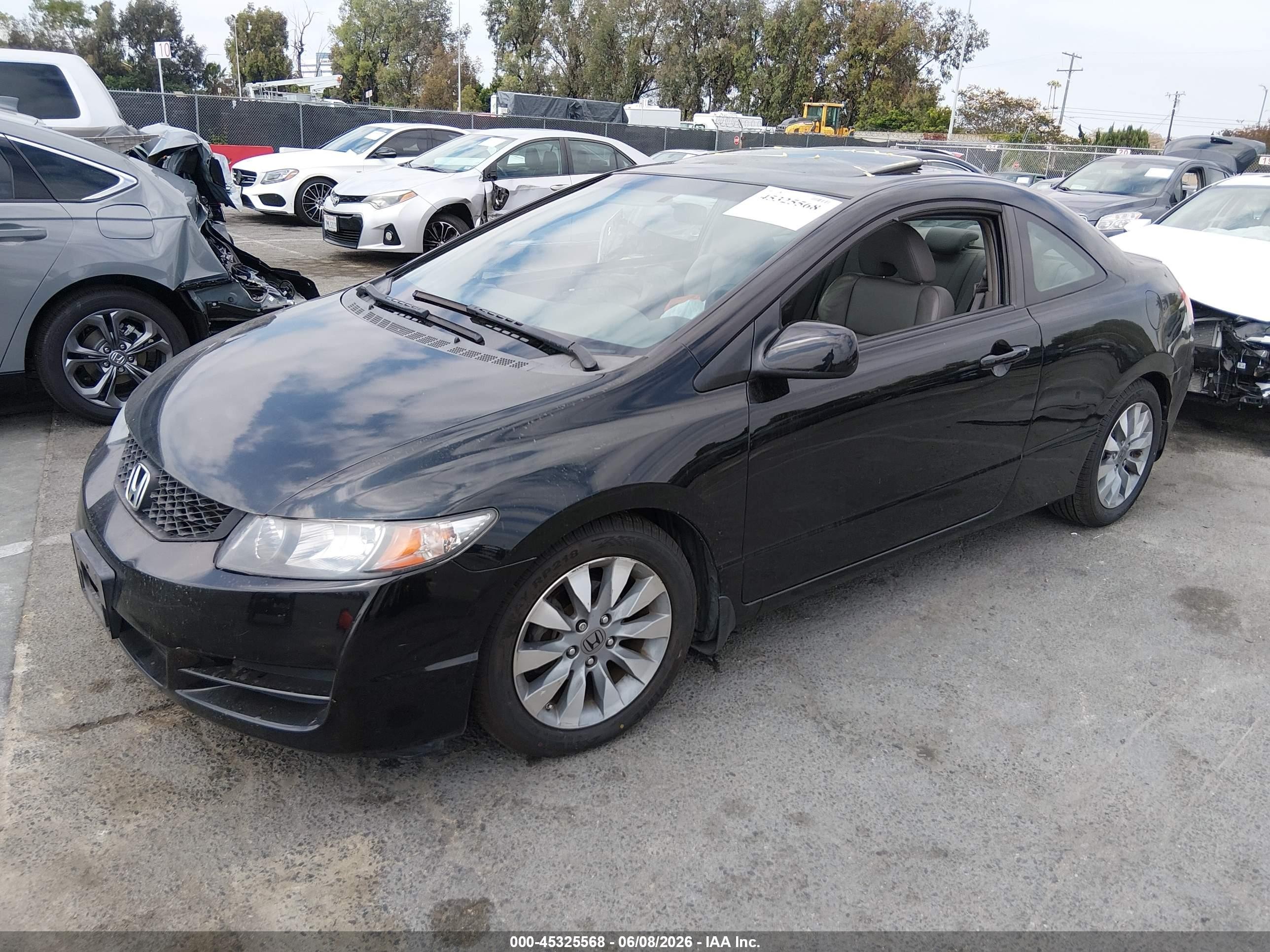 2010 Honda Civic Ex-l Black vin: 2HGFG1B9XAH502939