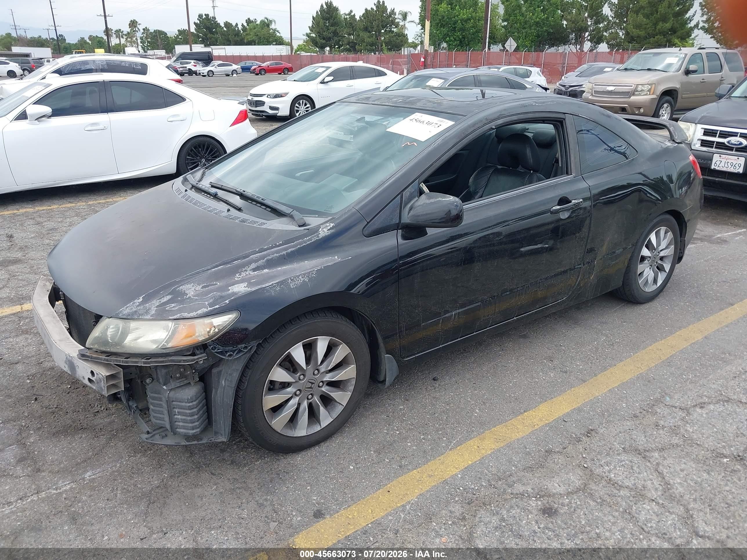 2010 Honda Civic Ex-l Черный vin: 2HGFG1B9XAH513312