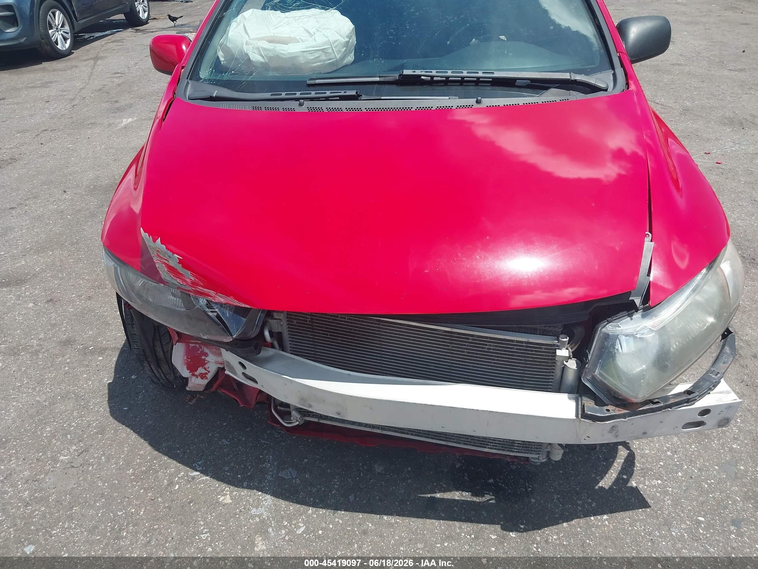 2010 Honda Civic Ex-l Красный vin: 2HGFG1B9XAH518221
