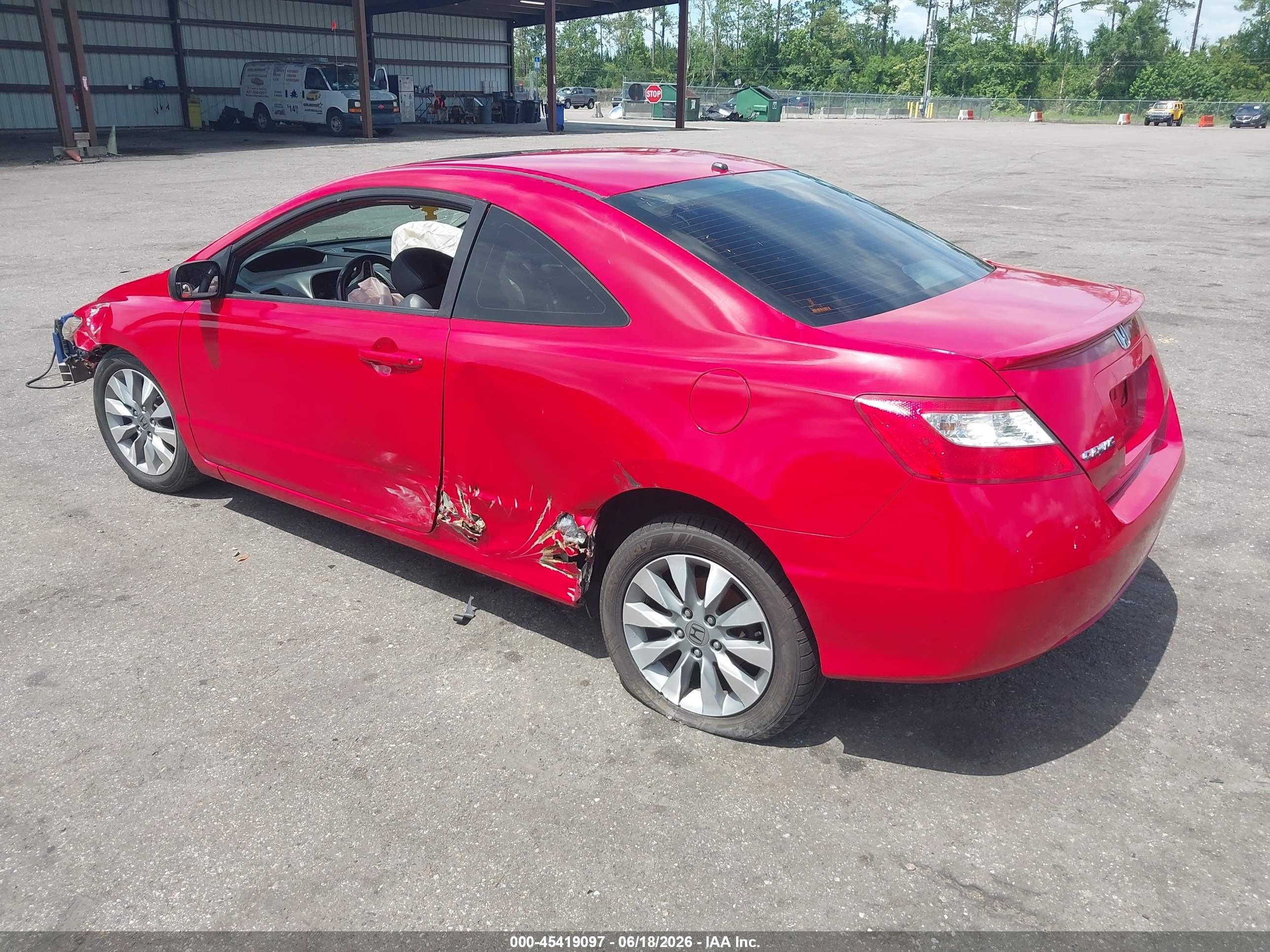 2010 Honda Civic Ex-l Красный vin: 2HGFG1B9XAH518221