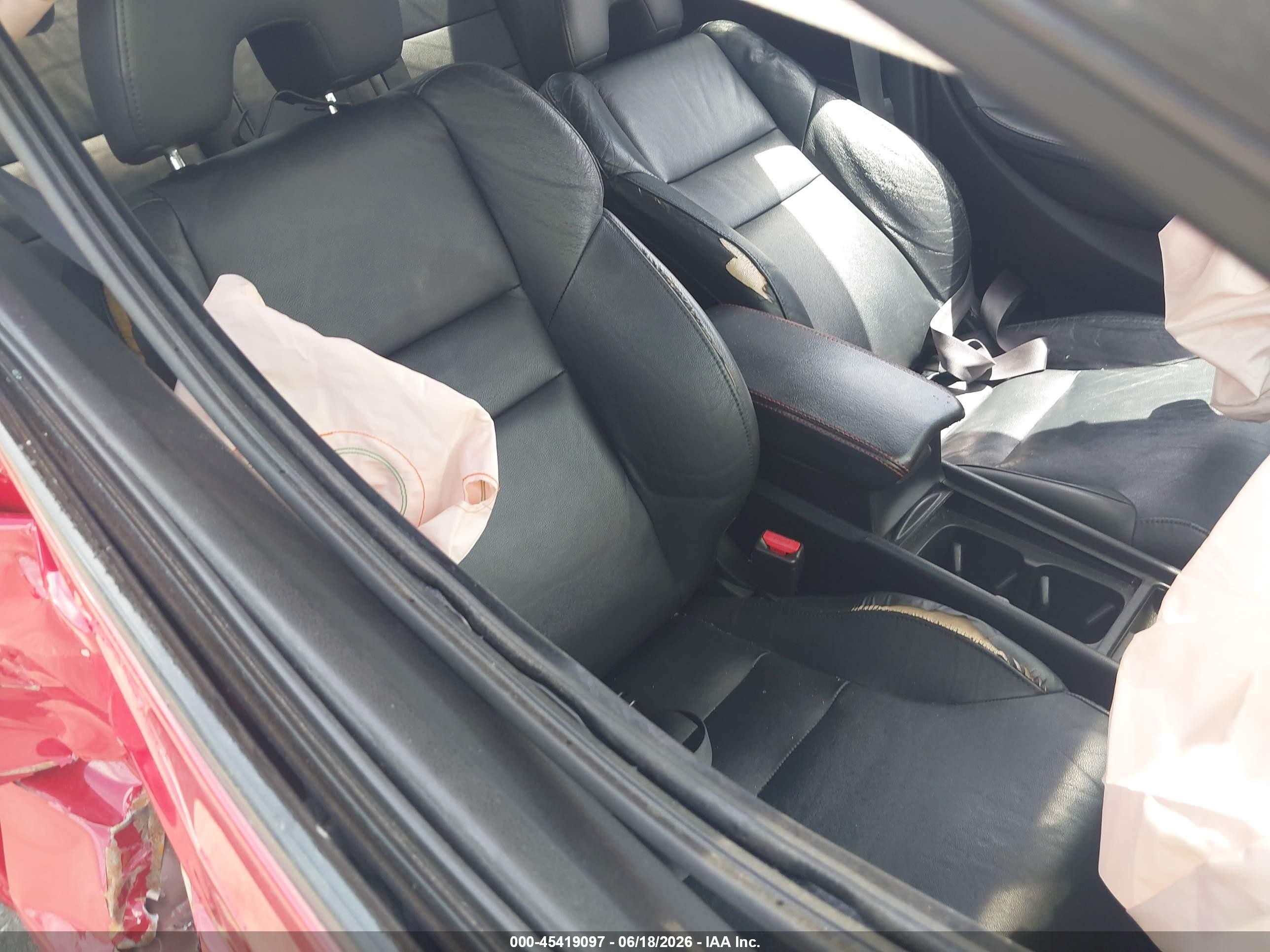 2010 Honda Civic Ex-l Красный vin: 2HGFG1B9XAH518221