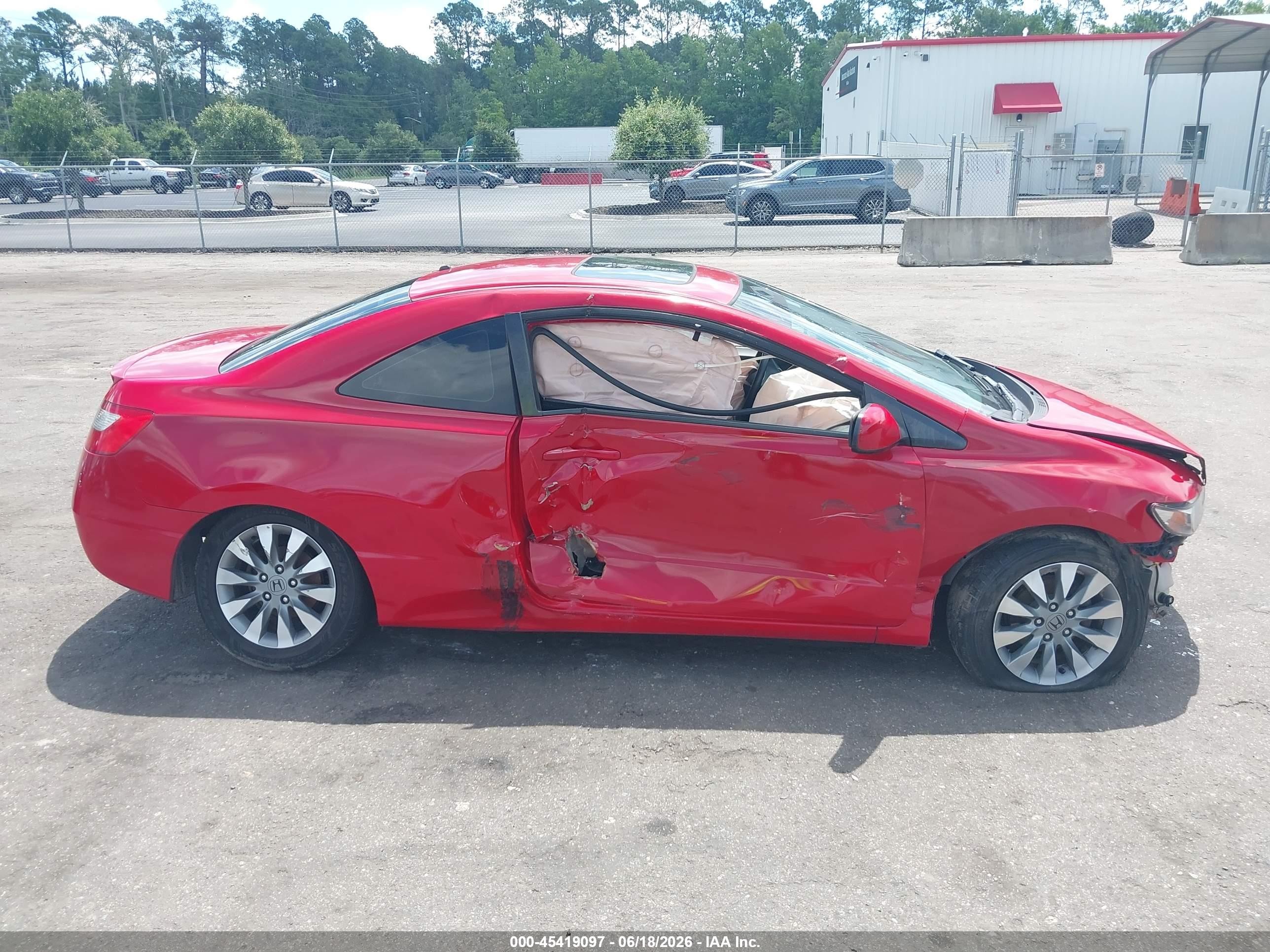 2010 Honda Civic Ex-l Красный vin: 2HGFG1B9XAH518221