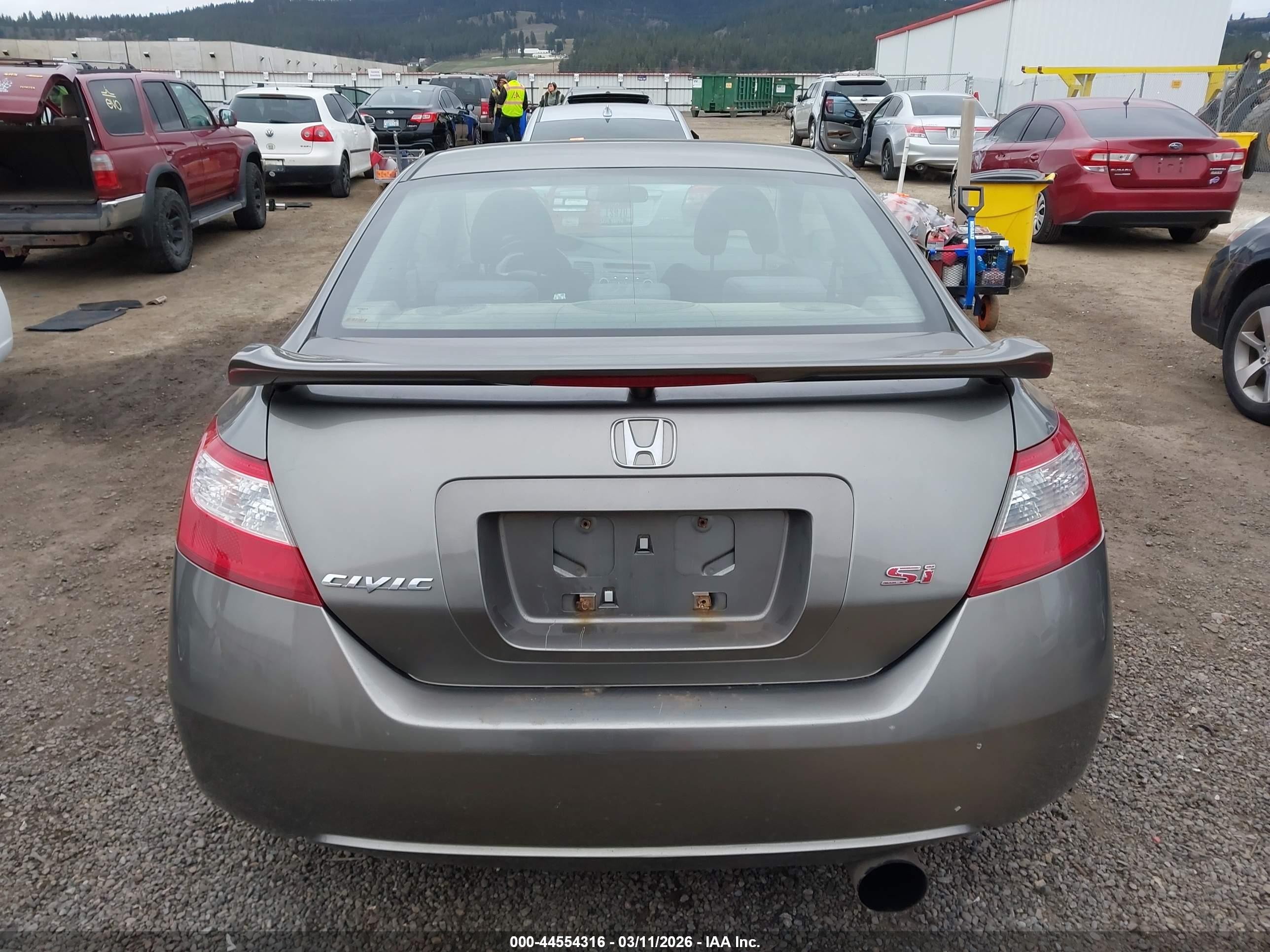 2006 Honda Civic Si Si/si (m6)/w/navi   St Gray vin: 2HGFG21506H700280