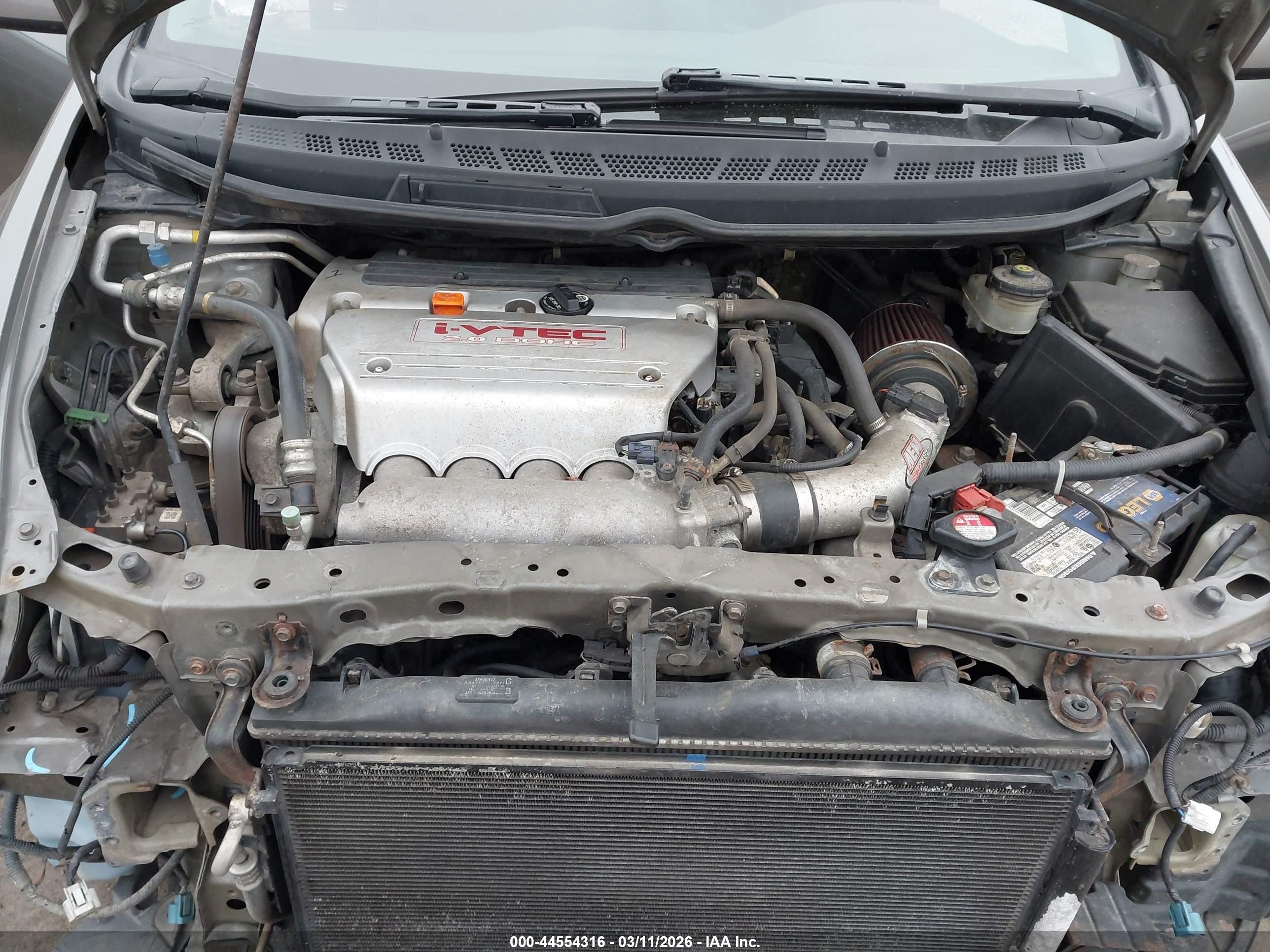 2006 Honda Civic Si Si/si (m6)/w/navi   St Gray vin: 2HGFG21506H700280