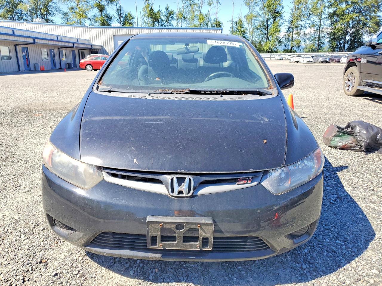 2006 Honda Civic Si Black vin: 2HGFG21506H706516