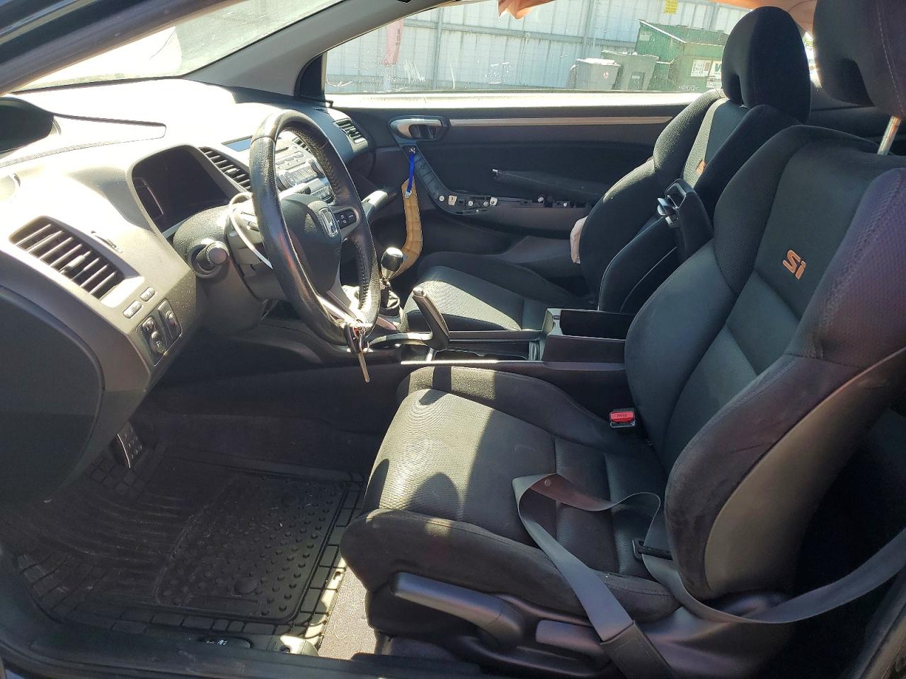 2006 Honda Civic Si Black vin: 2HGFG21506H706516