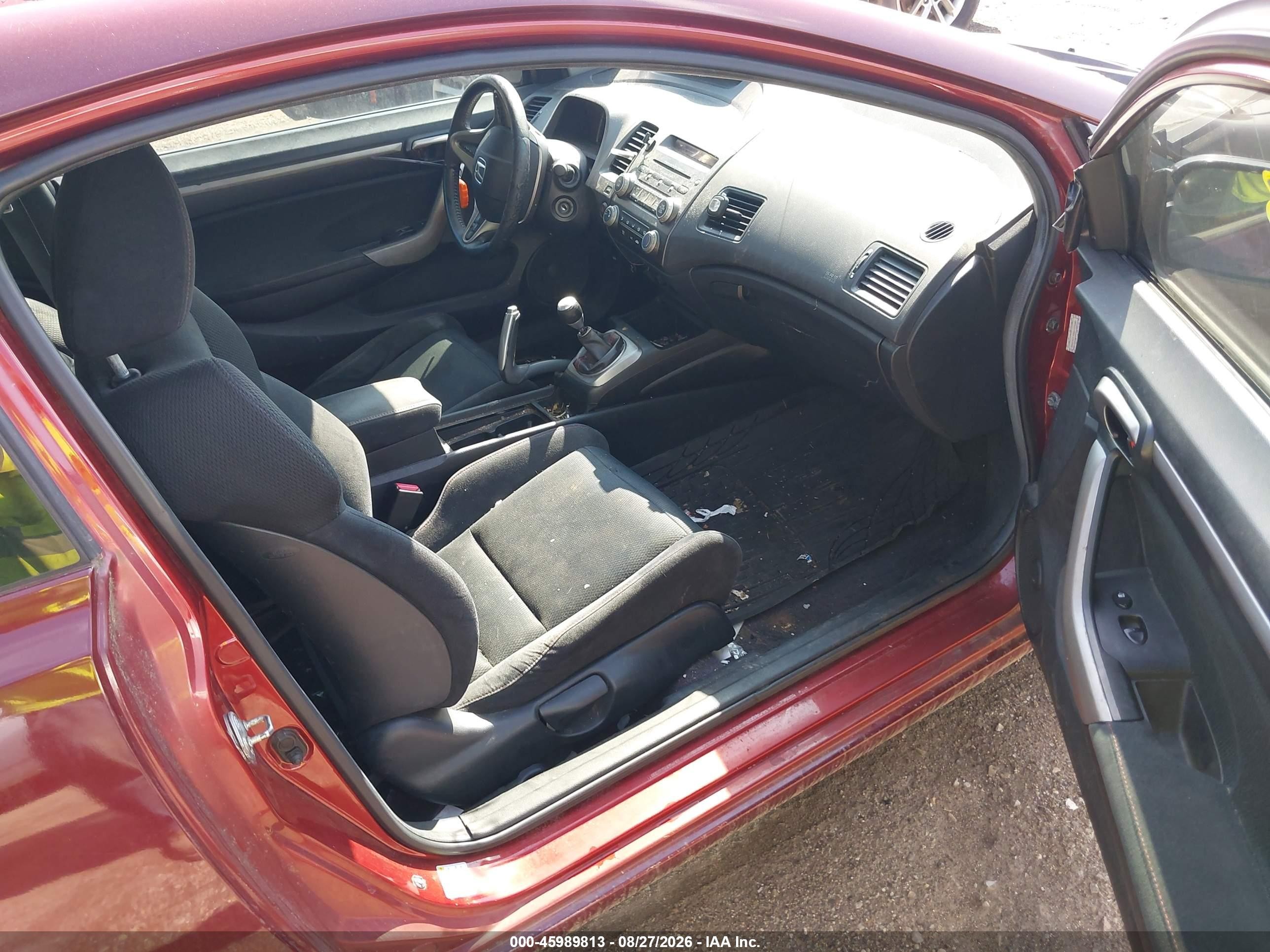 2006 Honda Civic Si Red vin: 2HGFG21506H707083