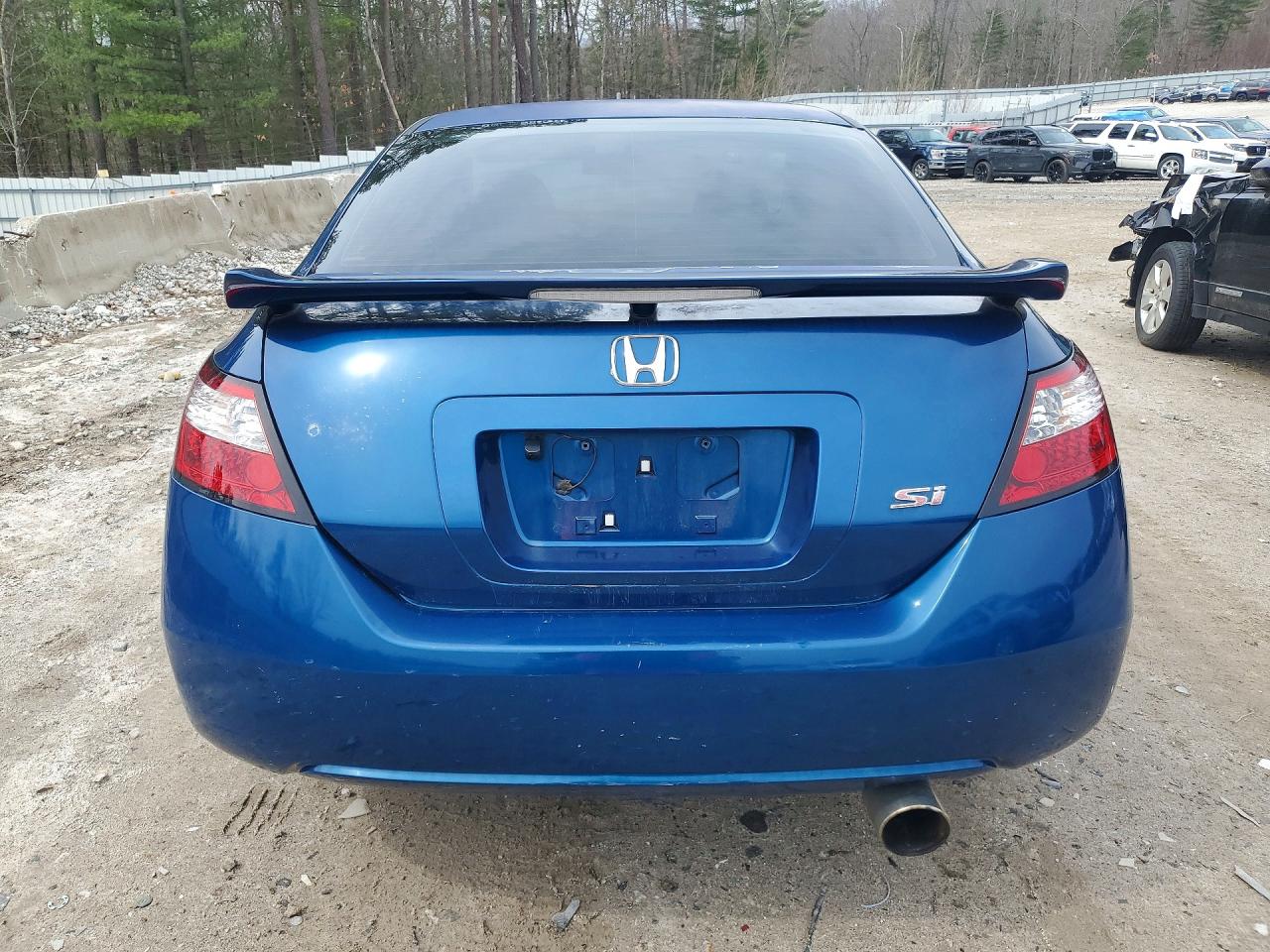2009 Honda Civic Si Blue vin: 2HGFG21509H704978