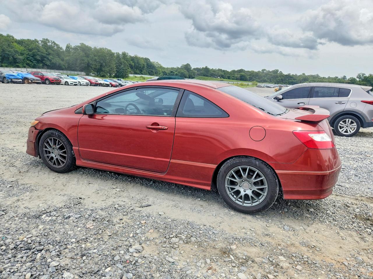 2006 Honda Civic Si Burgundy vin: 2HGFG21516H702460
