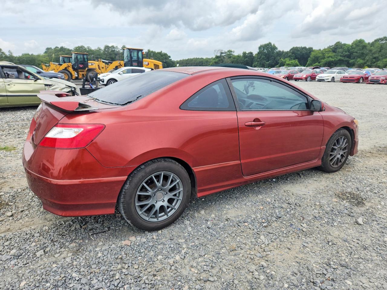 2006 Honda Civic Si Burgundy vin: 2HGFG21516H702460