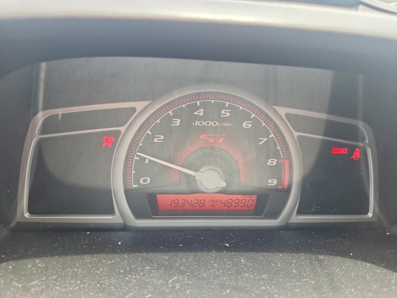 2006 Honda Civic Si Burgundy vin: 2HGFG21516H702460