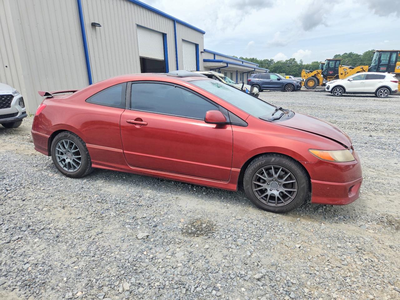 2006 Honda Civic Si Burgundy vin: 2HGFG21516H702460