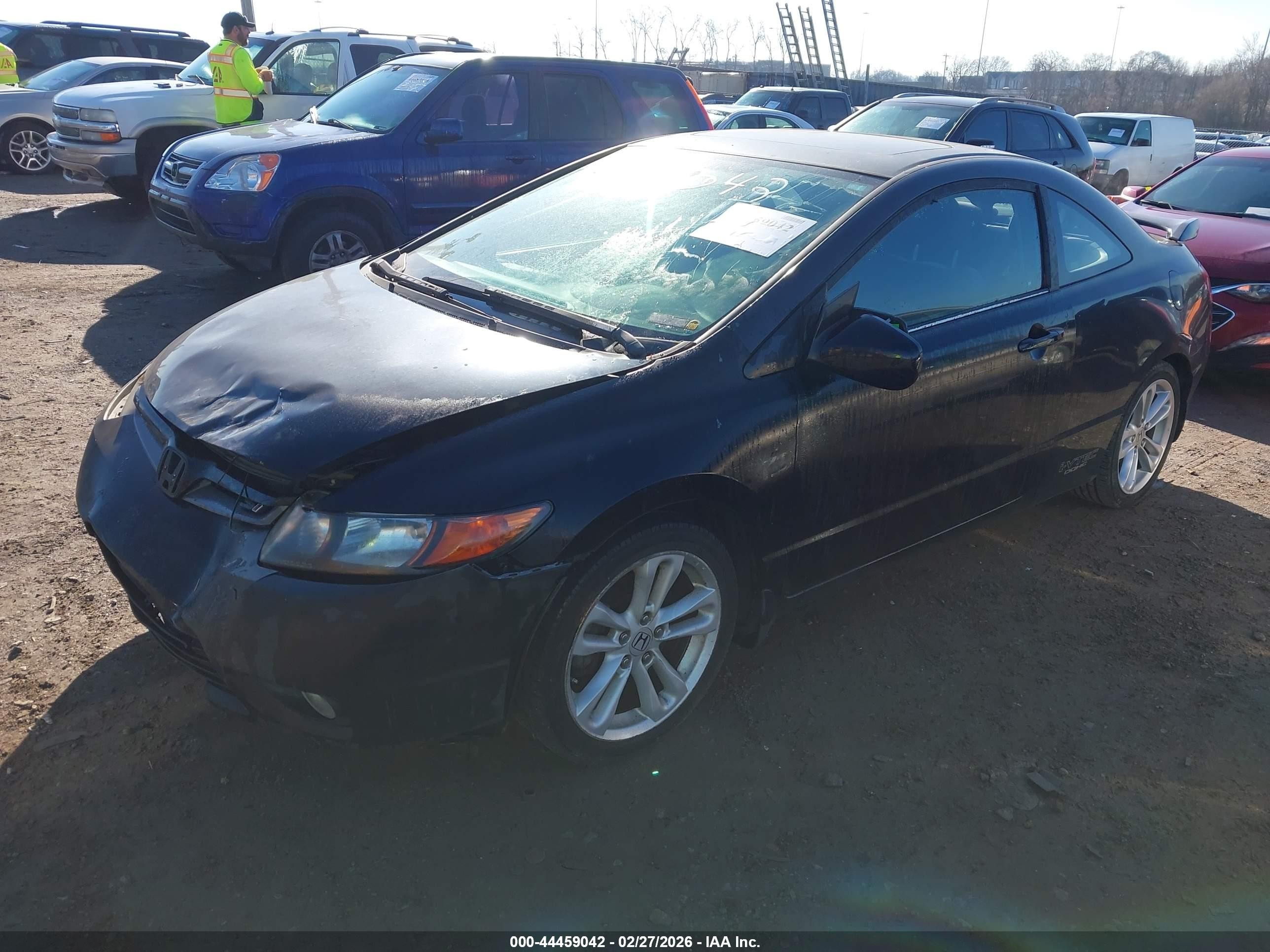 2006 Honda Civic Si Si/si (m6)/w/navi   St Черный vin: 2HGFG21516H706346
