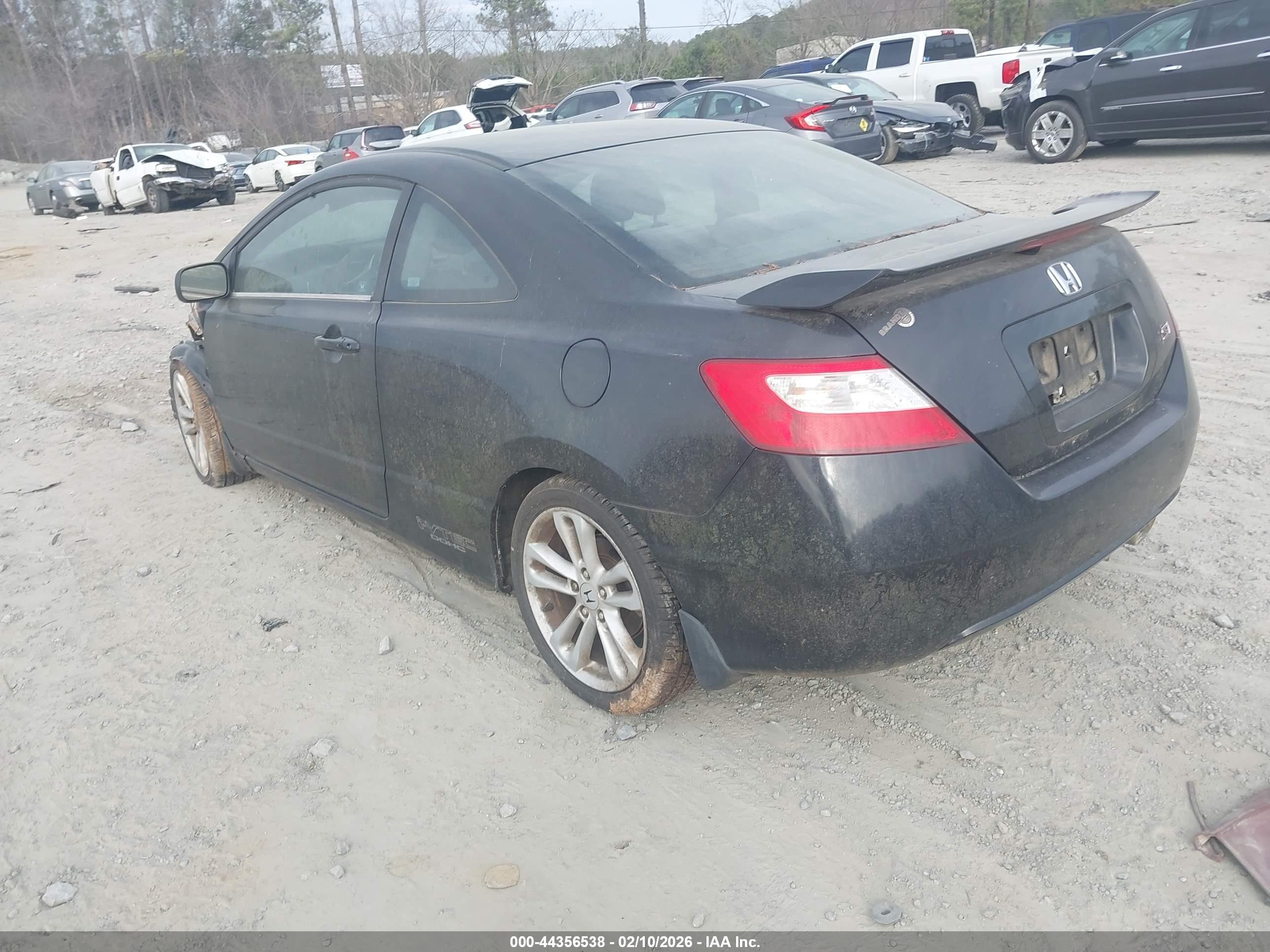 2006 Honda Civic Si Si/si (m6)/w/navi   St Черный vin: 2HGFG21516H706864