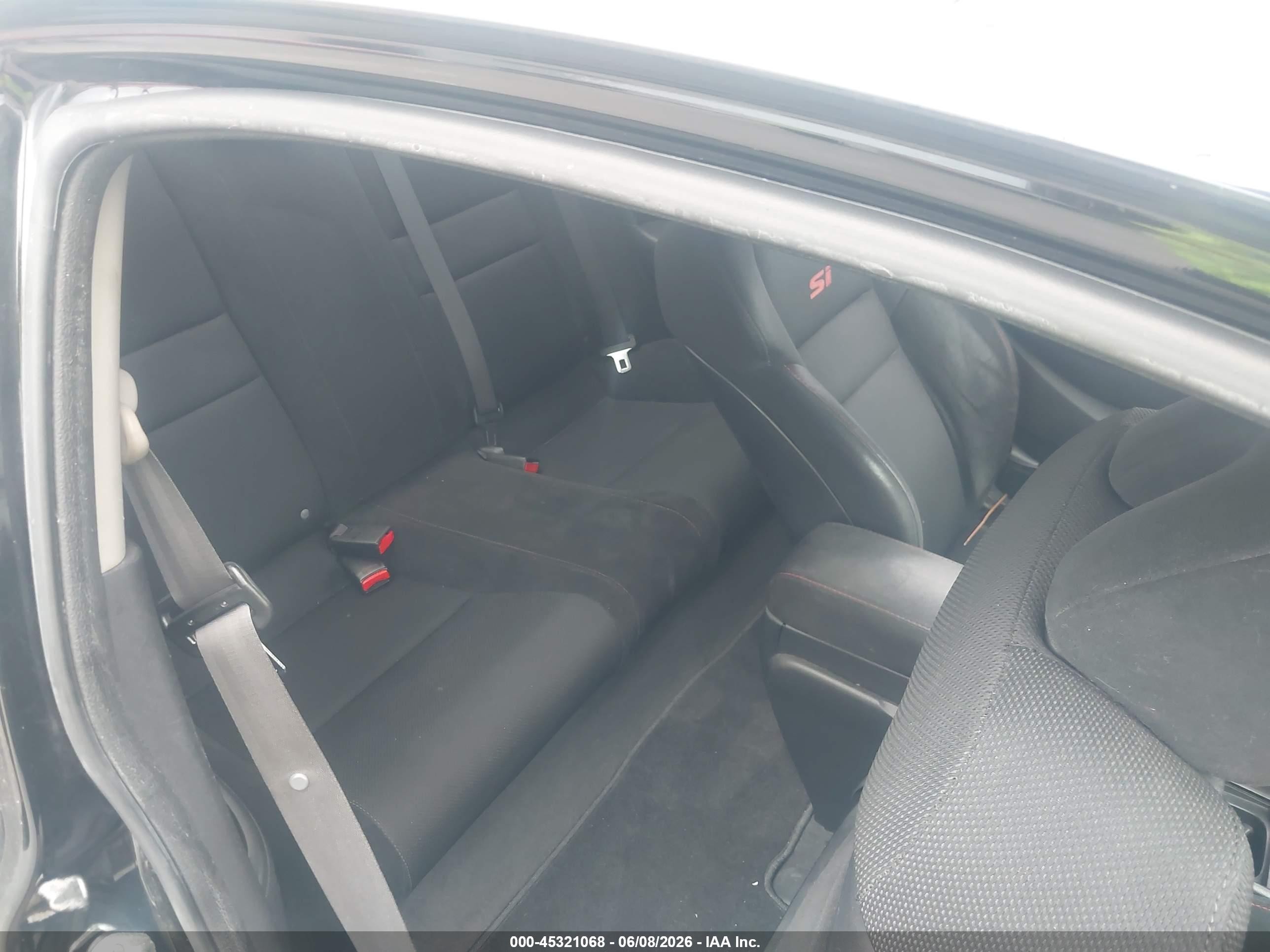 2009 Honda Civic Si Black vin: 2HGFG21519H701863