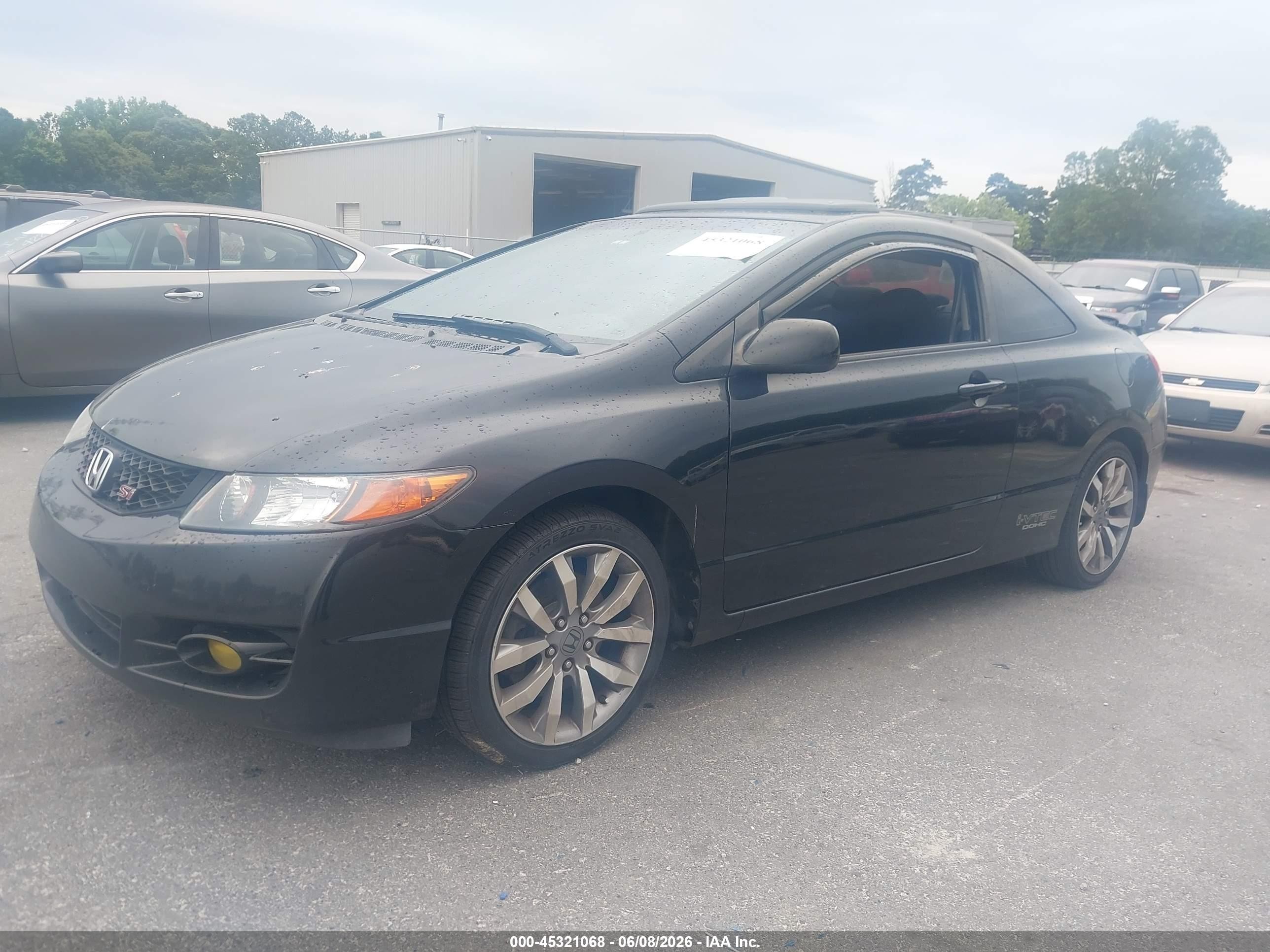 2009 Honda Civic Si Black vin: 2HGFG21519H701863