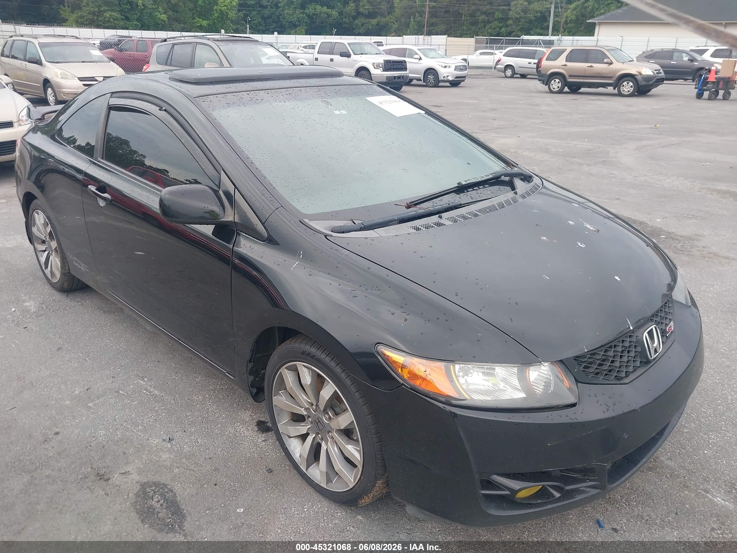 2009 Honda Civic Si Black vin: 2HGFG21519H701863