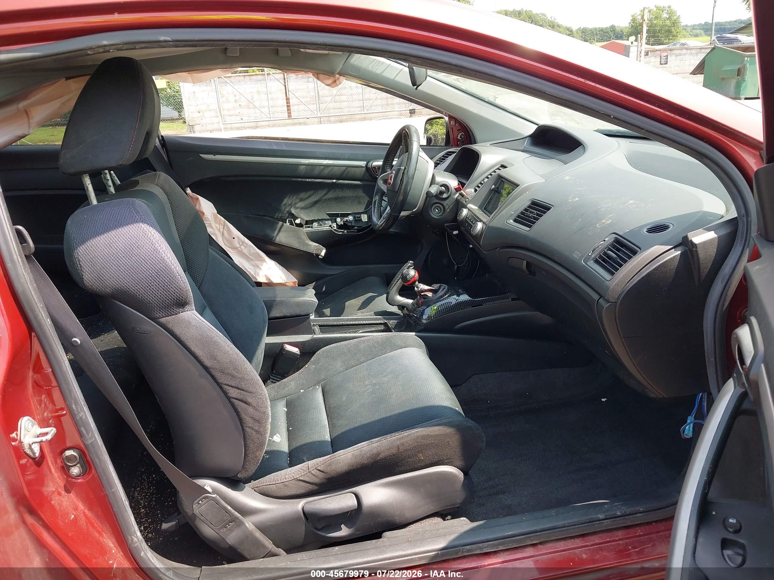 2006 Honda Civic Si Красный vin: 2HGFG21526H705125