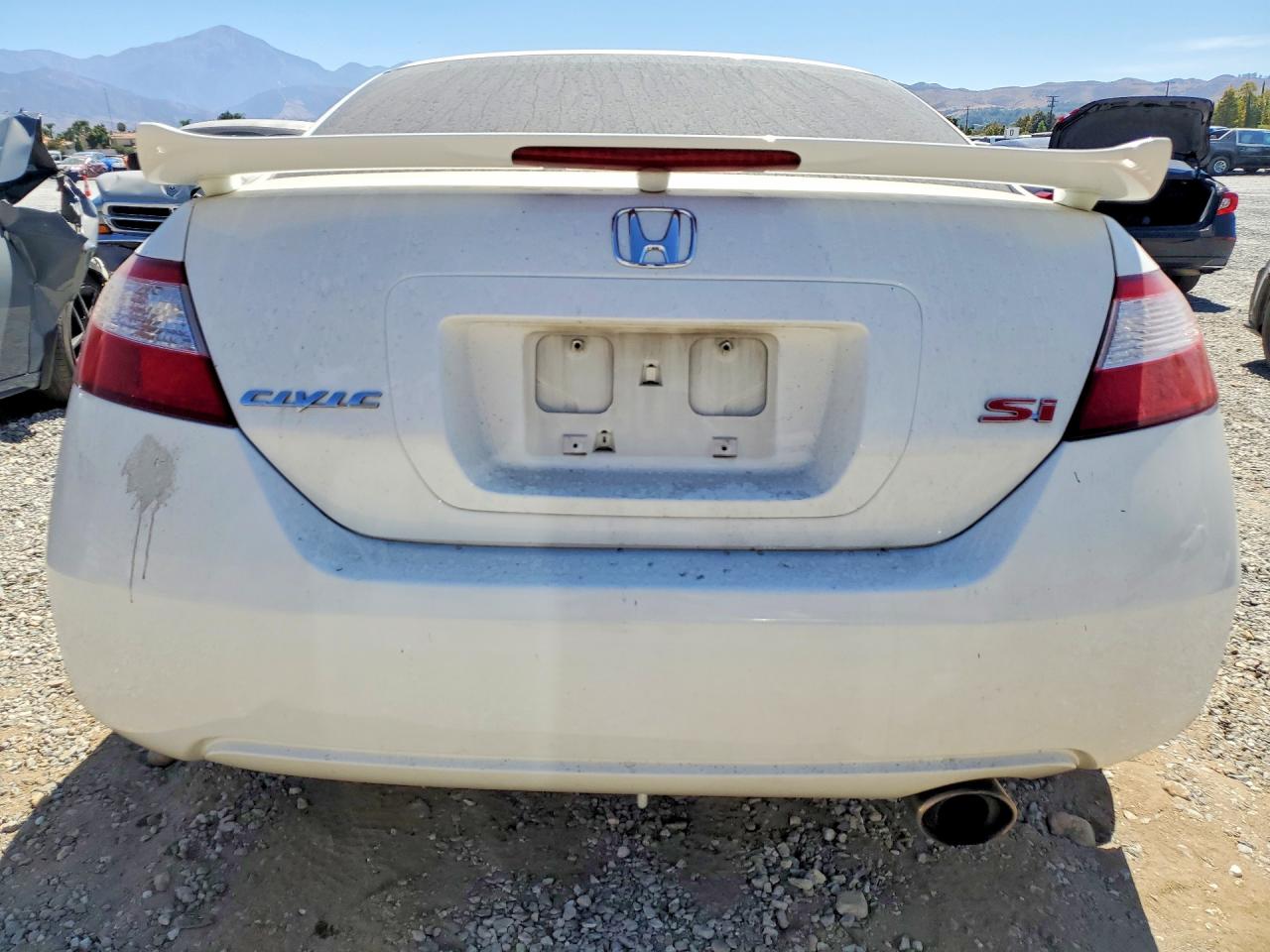 2008 Honda Civic Si White vin: 2HGFG21528H700736