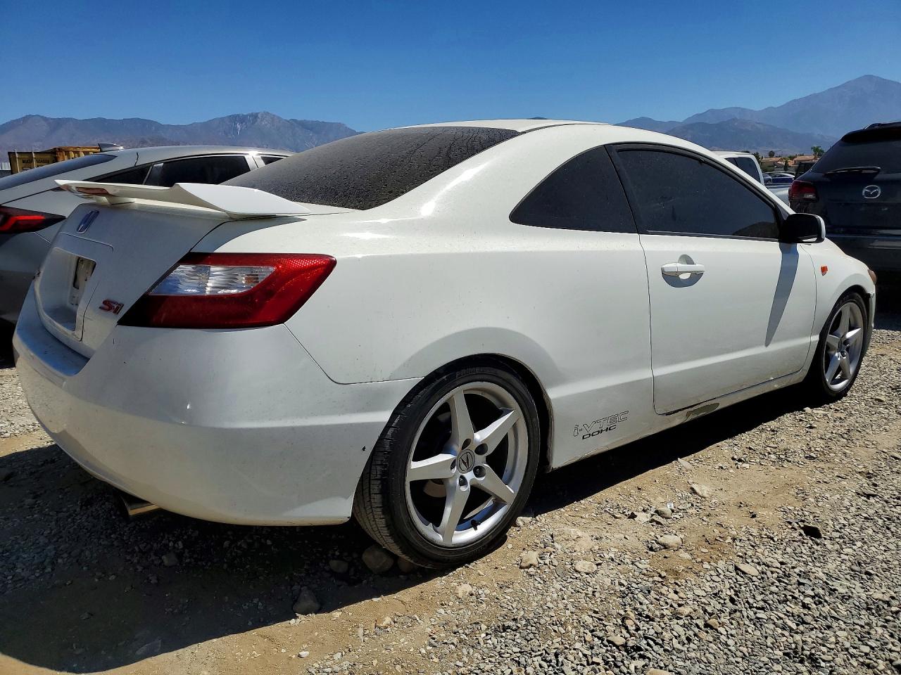 2008 Honda Civic Si White vin: 2HGFG21528H700736