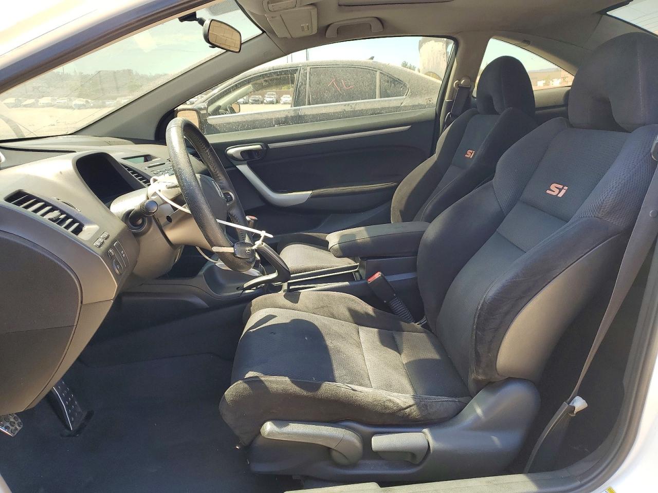 2008 Honda Civic Si White vin: 2HGFG21528H700736