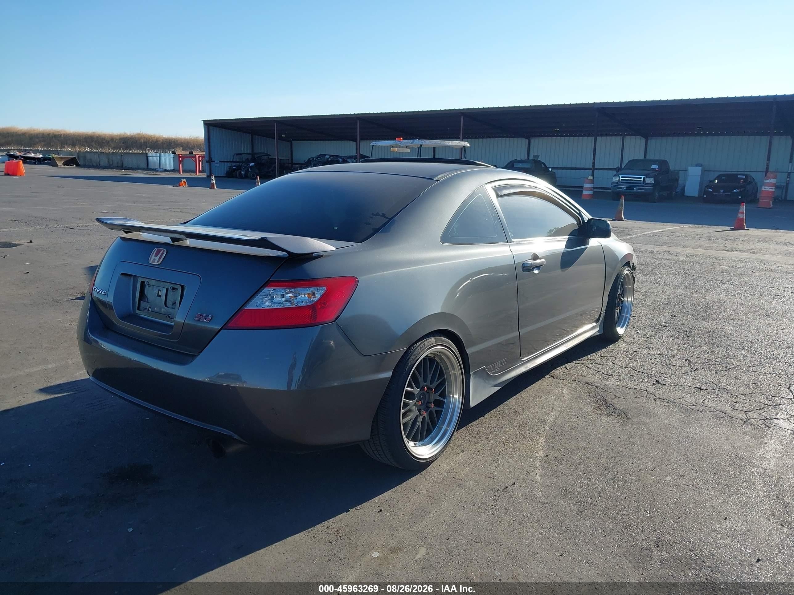 2009 Honda Civic Si Gray vin: 2HGFG21529H703475