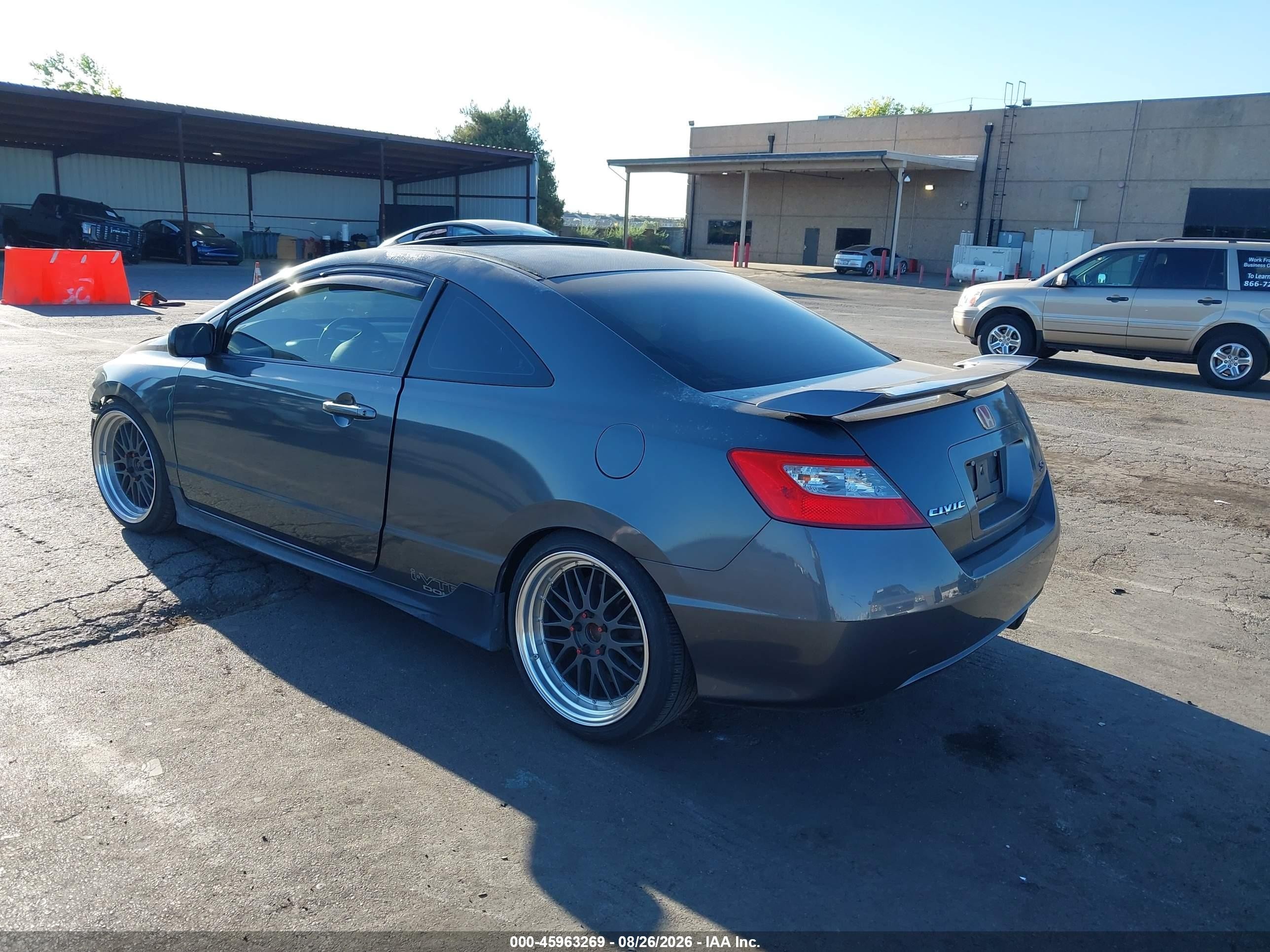 2009 Honda Civic Si Gray vin: 2HGFG21529H703475