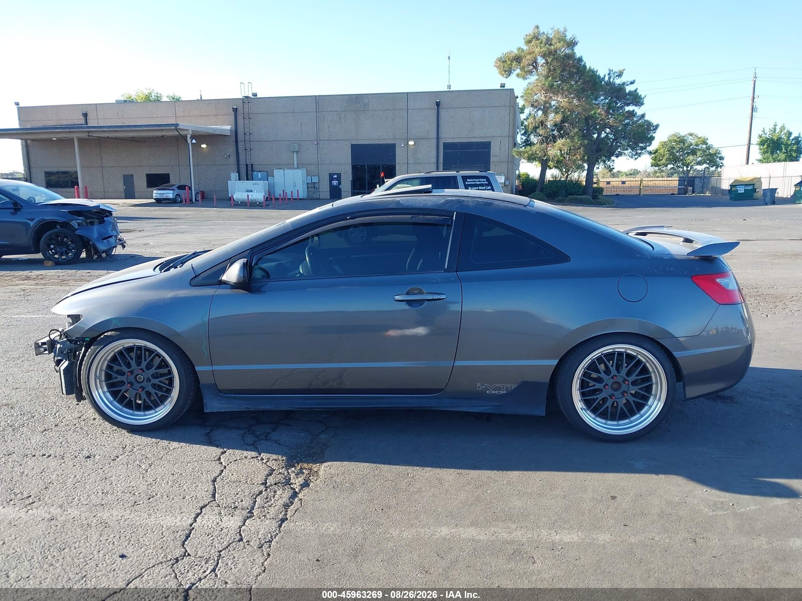 2009 Honda Civic Si Gray vin: 2HGFG21529H703475