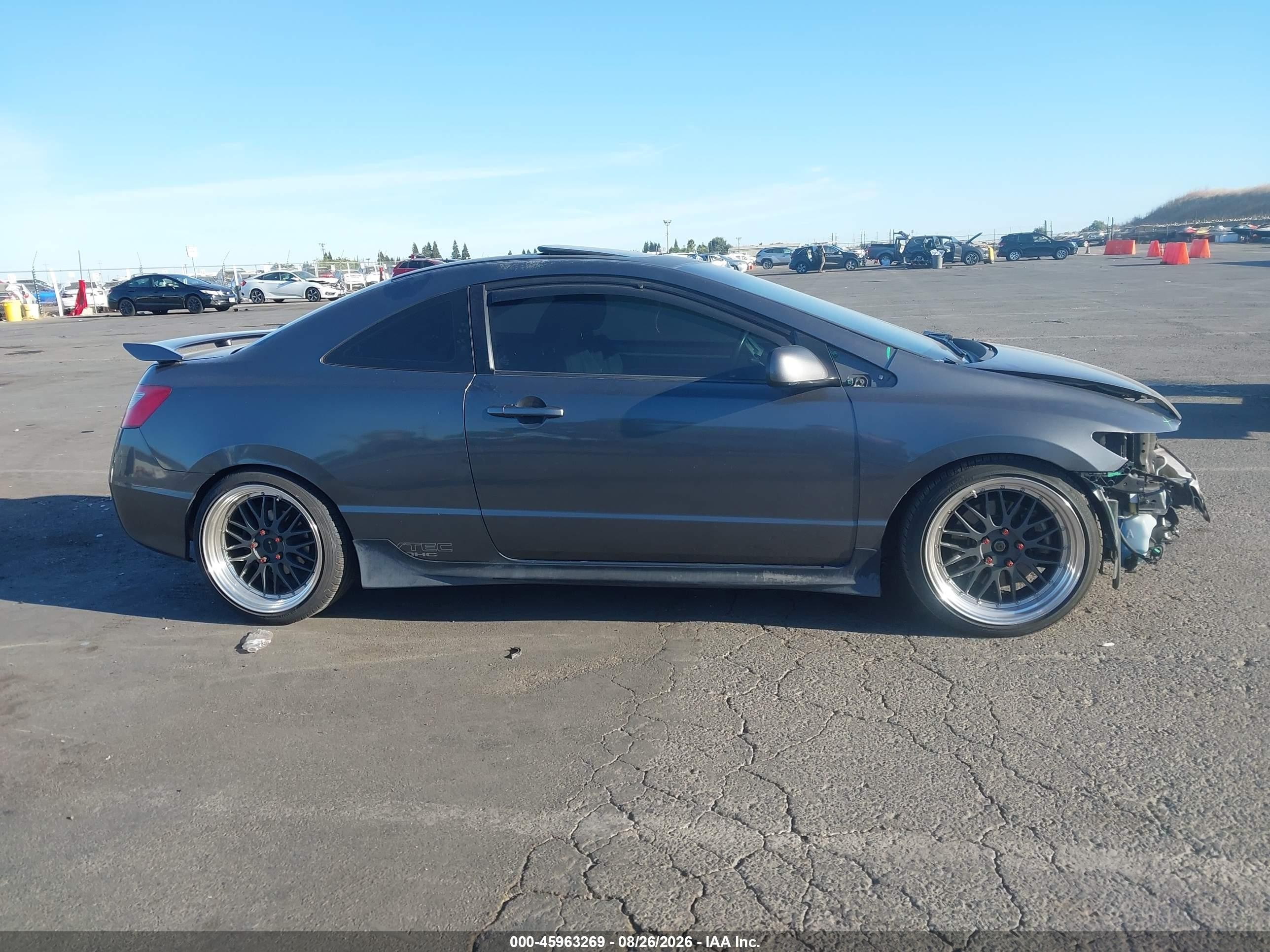 2009 Honda Civic Si Gray vin: 2HGFG21529H703475